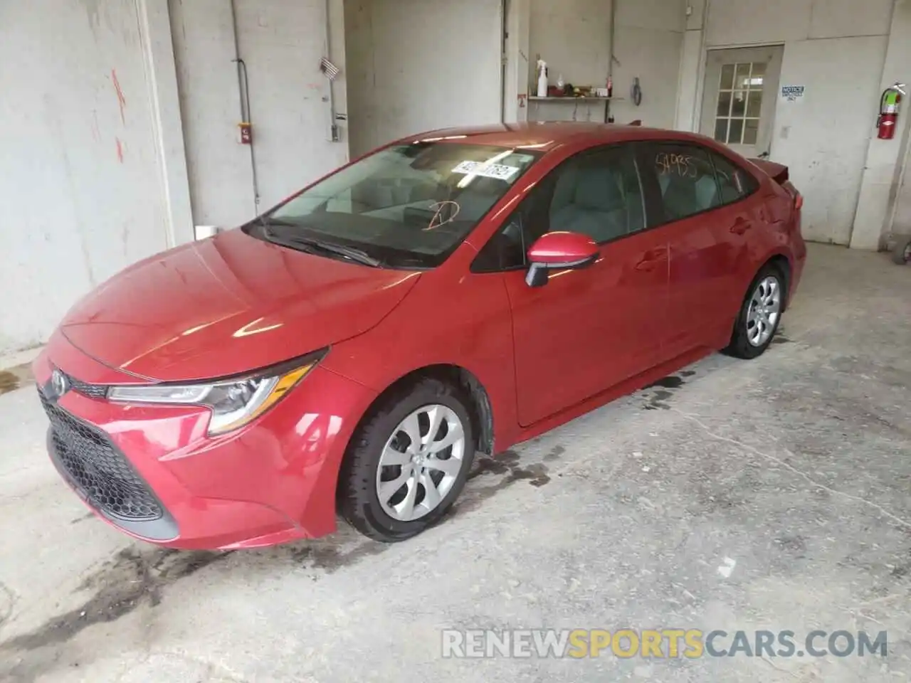 2 Photograph of a damaged car 5YFEPRAE3LP048053 TOYOTA COROLLA 2020