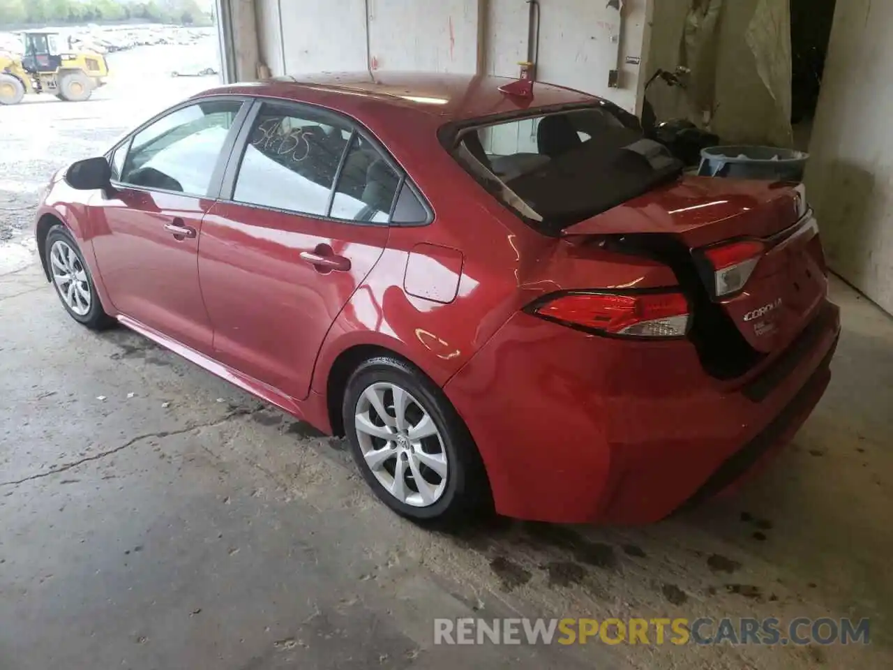 3 Photograph of a damaged car 5YFEPRAE3LP048053 TOYOTA COROLLA 2020