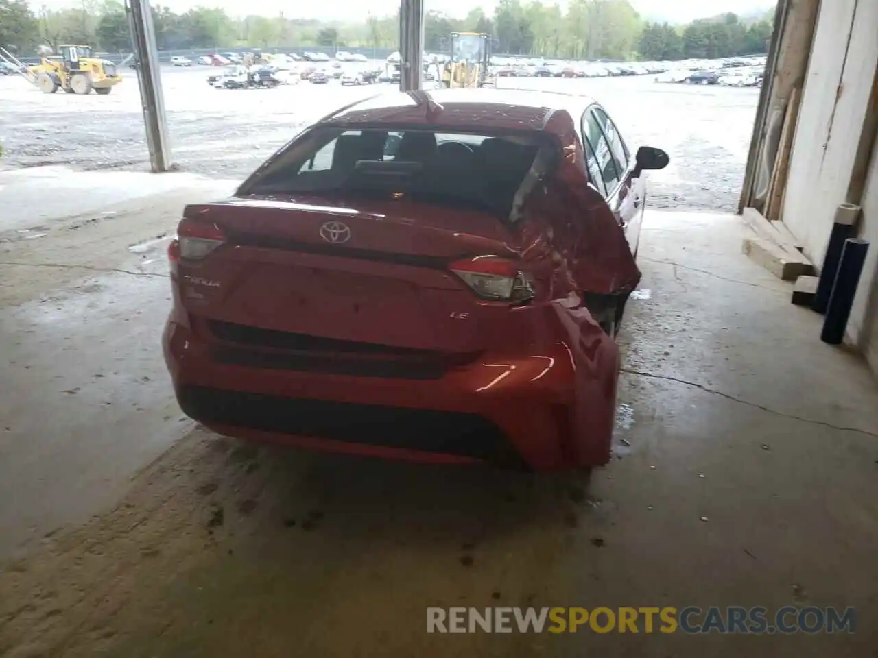 9 Photograph of a damaged car 5YFEPRAE3LP048053 TOYOTA COROLLA 2020