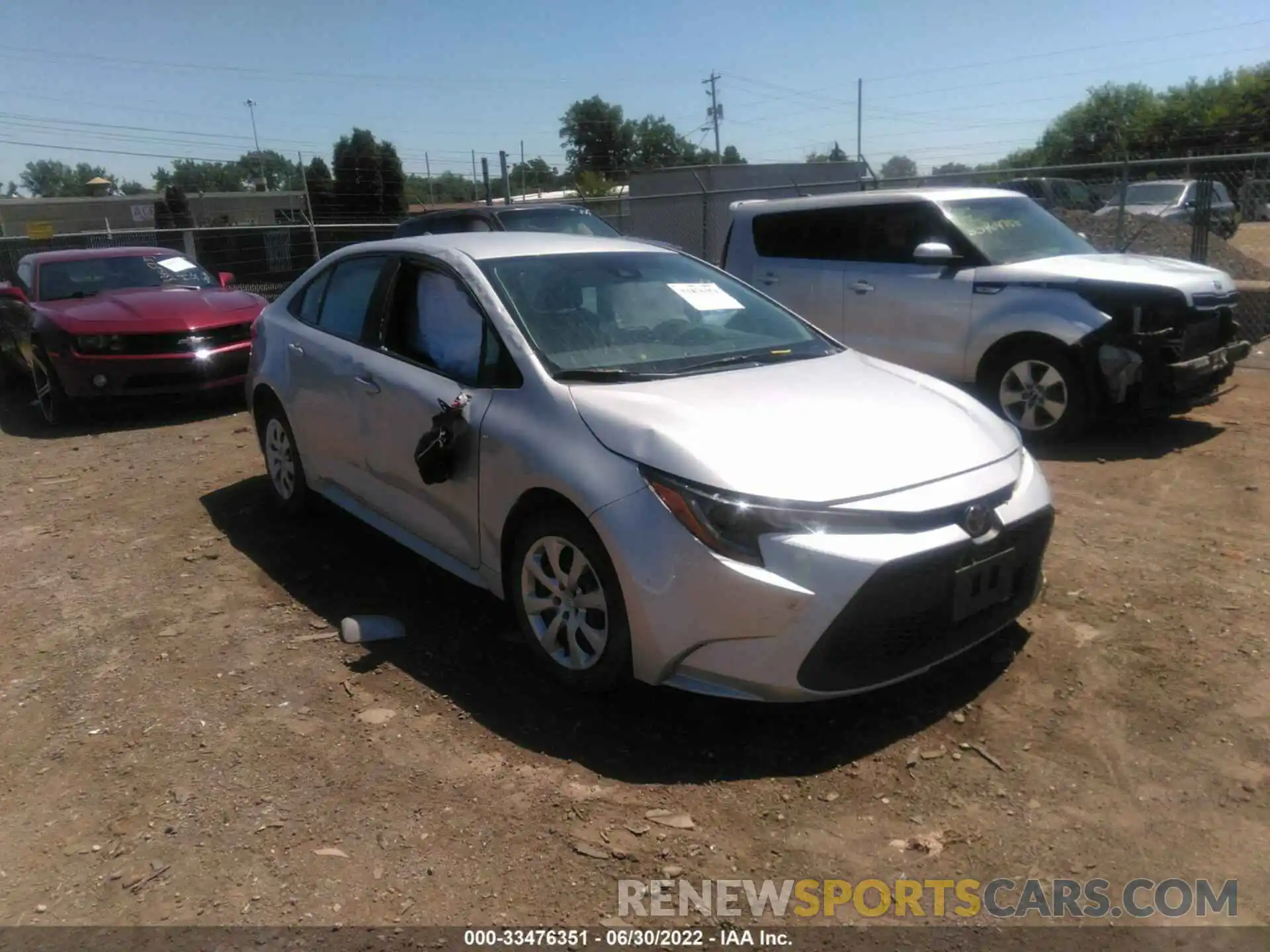 1 Photograph of a damaged car 5YFEPRAE3LP049350 TOYOTA COROLLA 2020