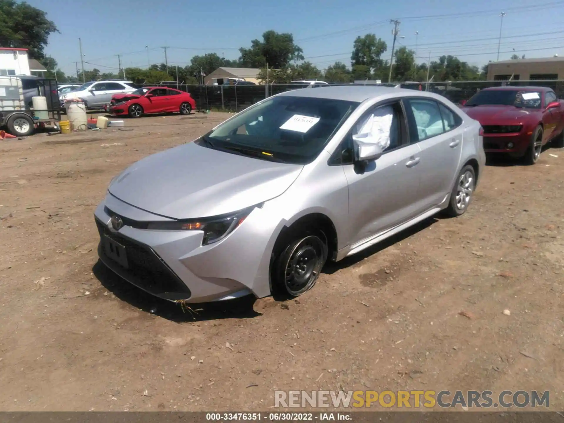 2 Photograph of a damaged car 5YFEPRAE3LP049350 TOYOTA COROLLA 2020