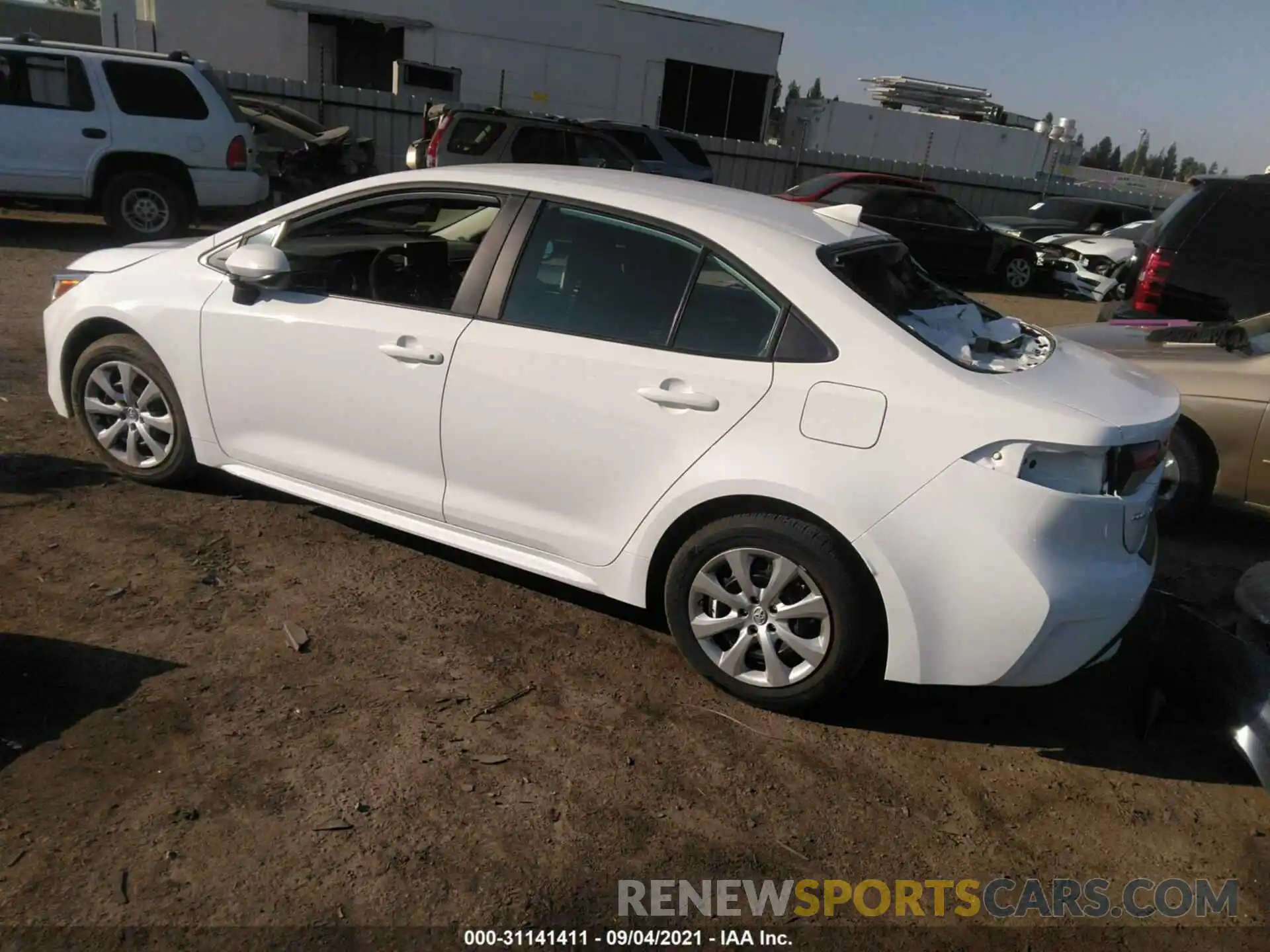 3 Photograph of a damaged car 5YFEPRAE3LP050448 TOYOTA COROLLA 2020