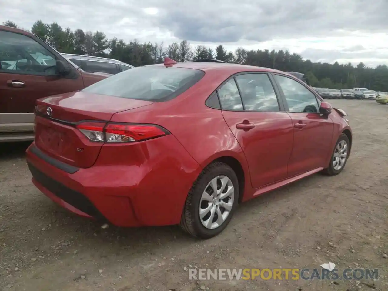 4 Photograph of a damaged car 5YFEPRAE3LP052541 TOYOTA COROLLA 2020