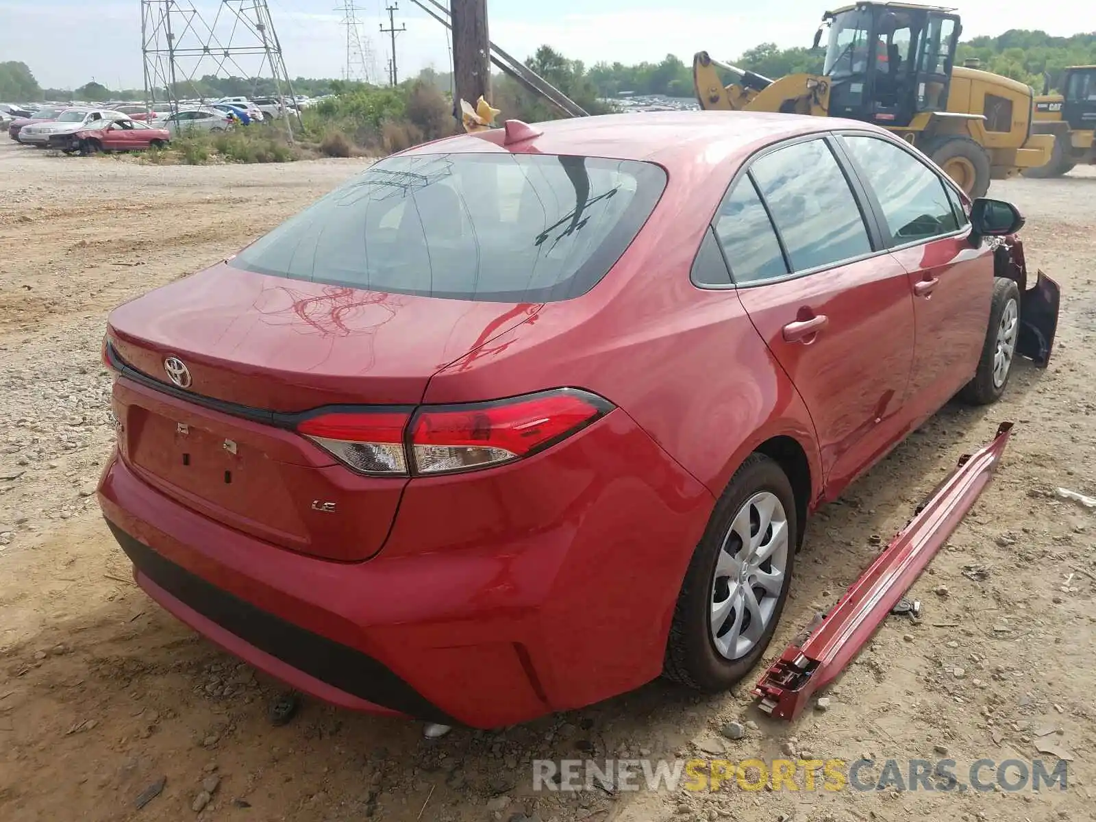 4 Photograph of a damaged car 5YFEPRAE3LP053687 TOYOTA COROLLA 2020