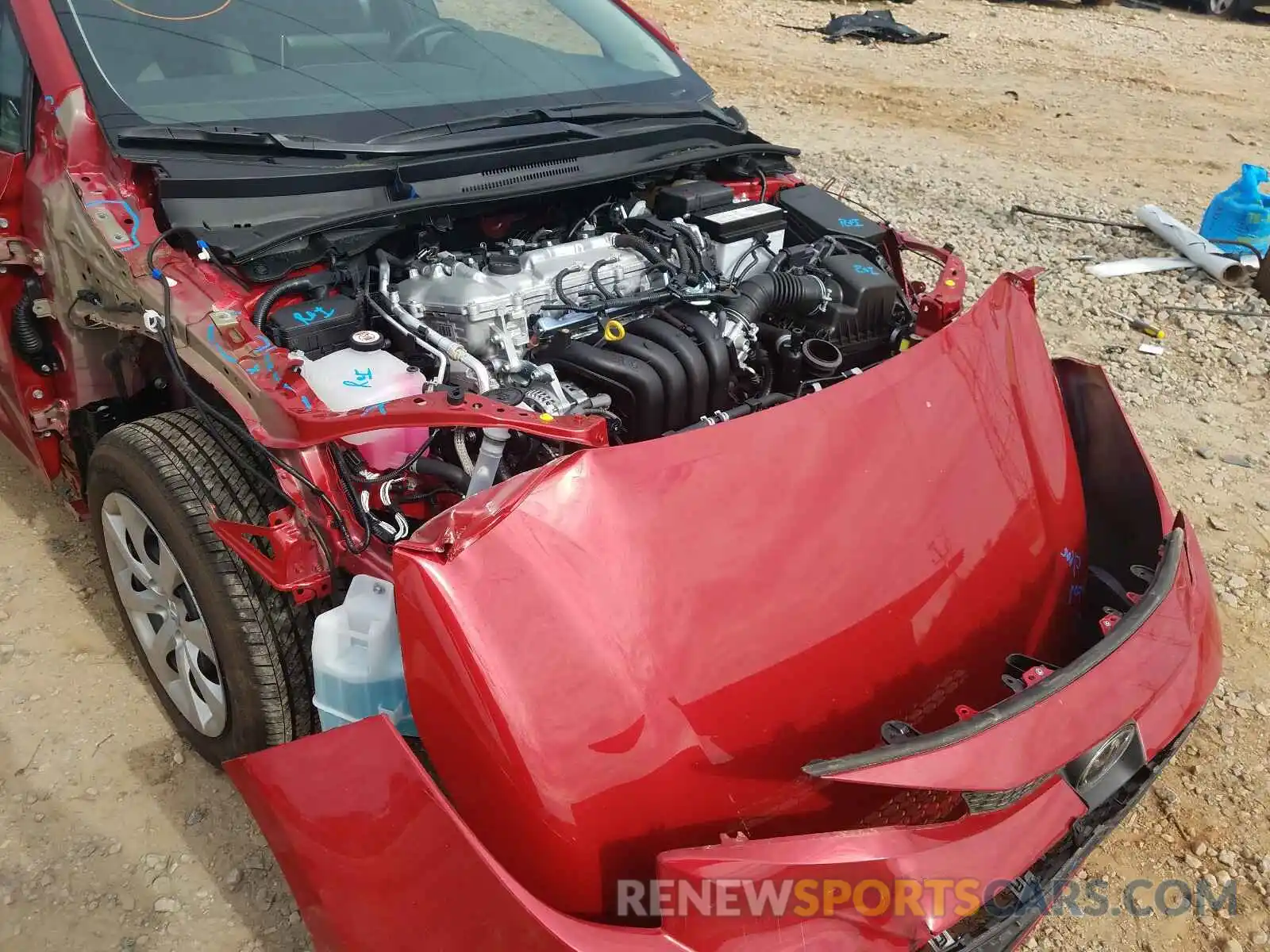 9 Photograph of a damaged car 5YFEPRAE3LP053687 TOYOTA COROLLA 2020