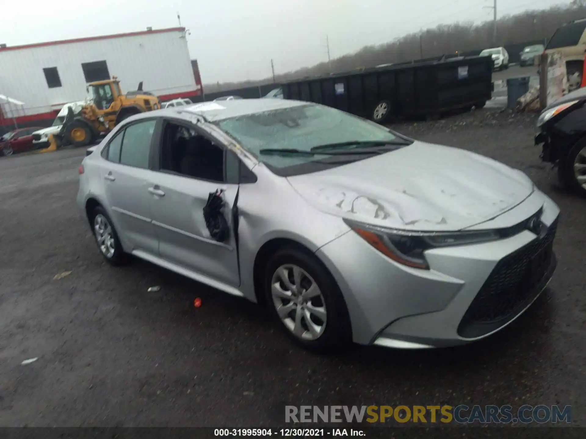 1 Photograph of a damaged car 5YFEPRAE3LP053804 TOYOTA COROLLA 2020