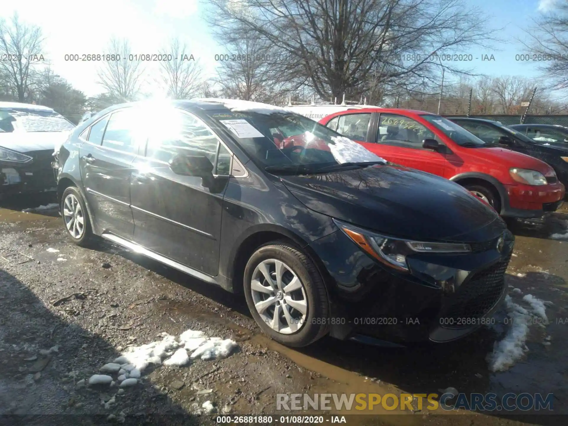 1 Photograph of a damaged car 5YFEPRAE3LP055262 TOYOTA COROLLA 2020