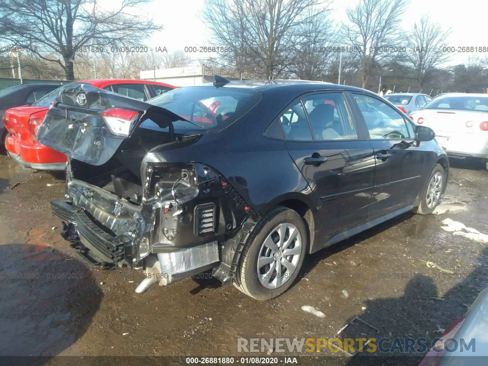 4 Photograph of a damaged car 5YFEPRAE3LP055262 TOYOTA COROLLA 2020