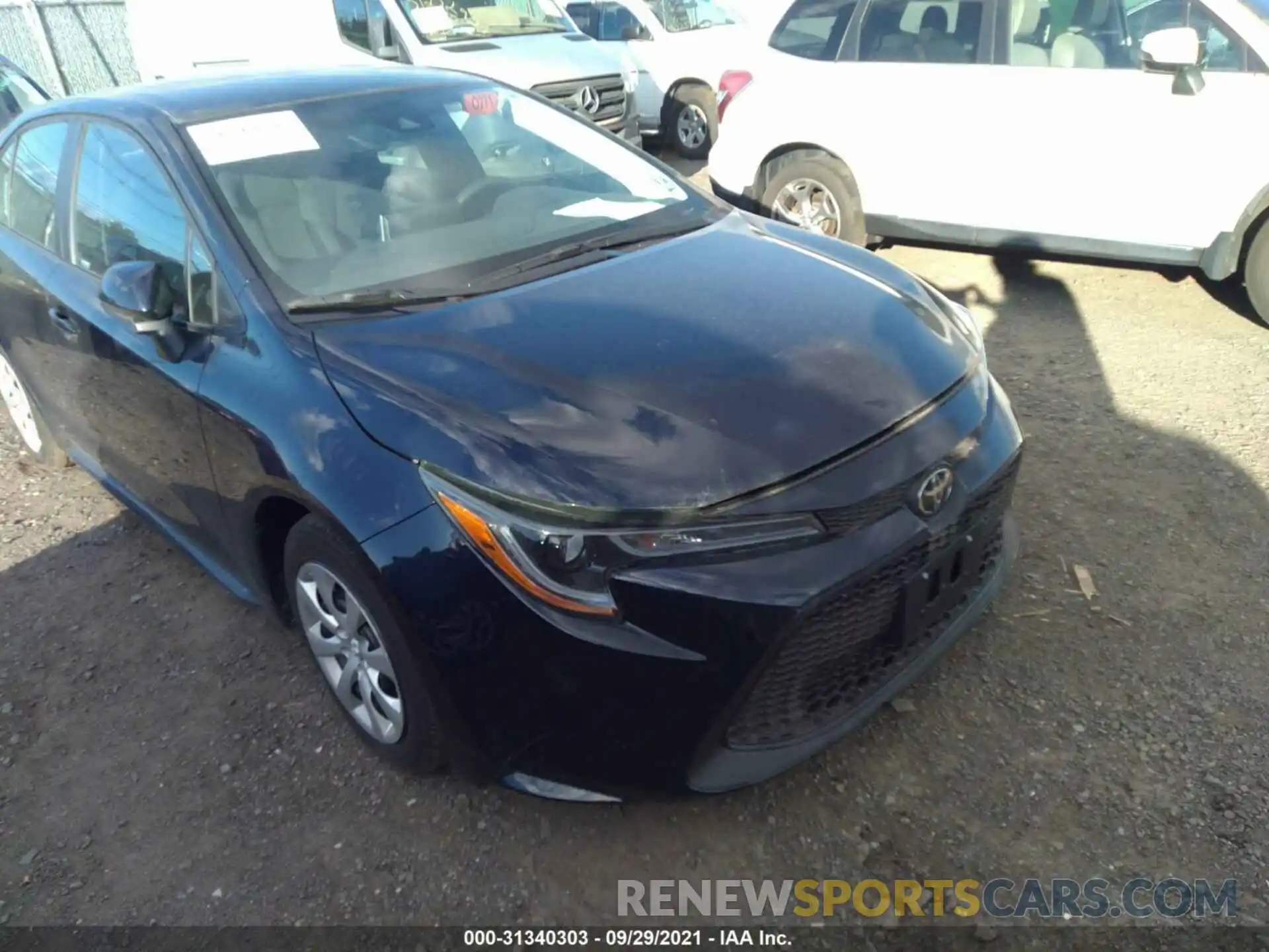 1 Photograph of a damaged car 5YFEPRAE3LP056430 TOYOTA COROLLA 2020