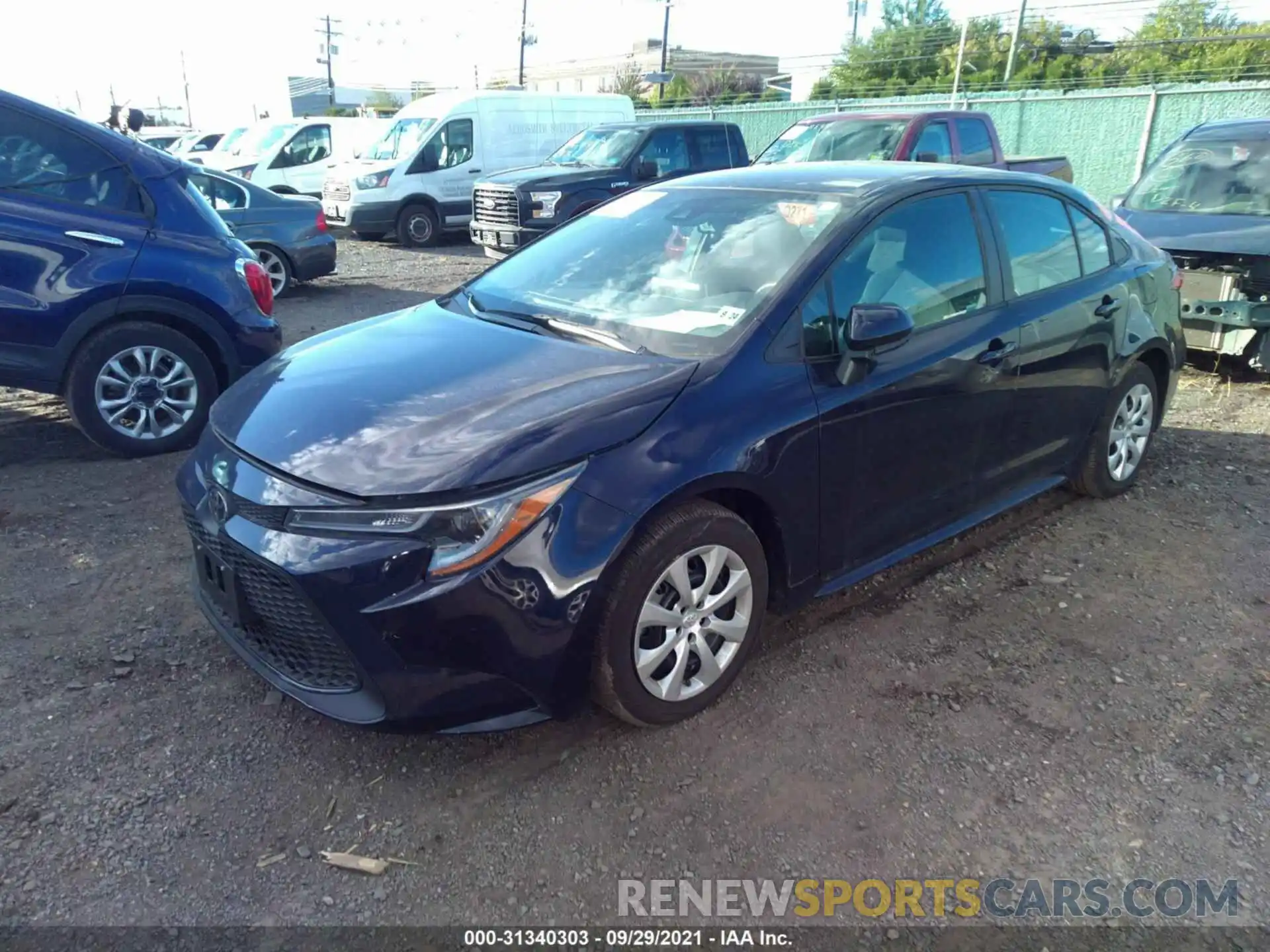 2 Photograph of a damaged car 5YFEPRAE3LP056430 TOYOTA COROLLA 2020