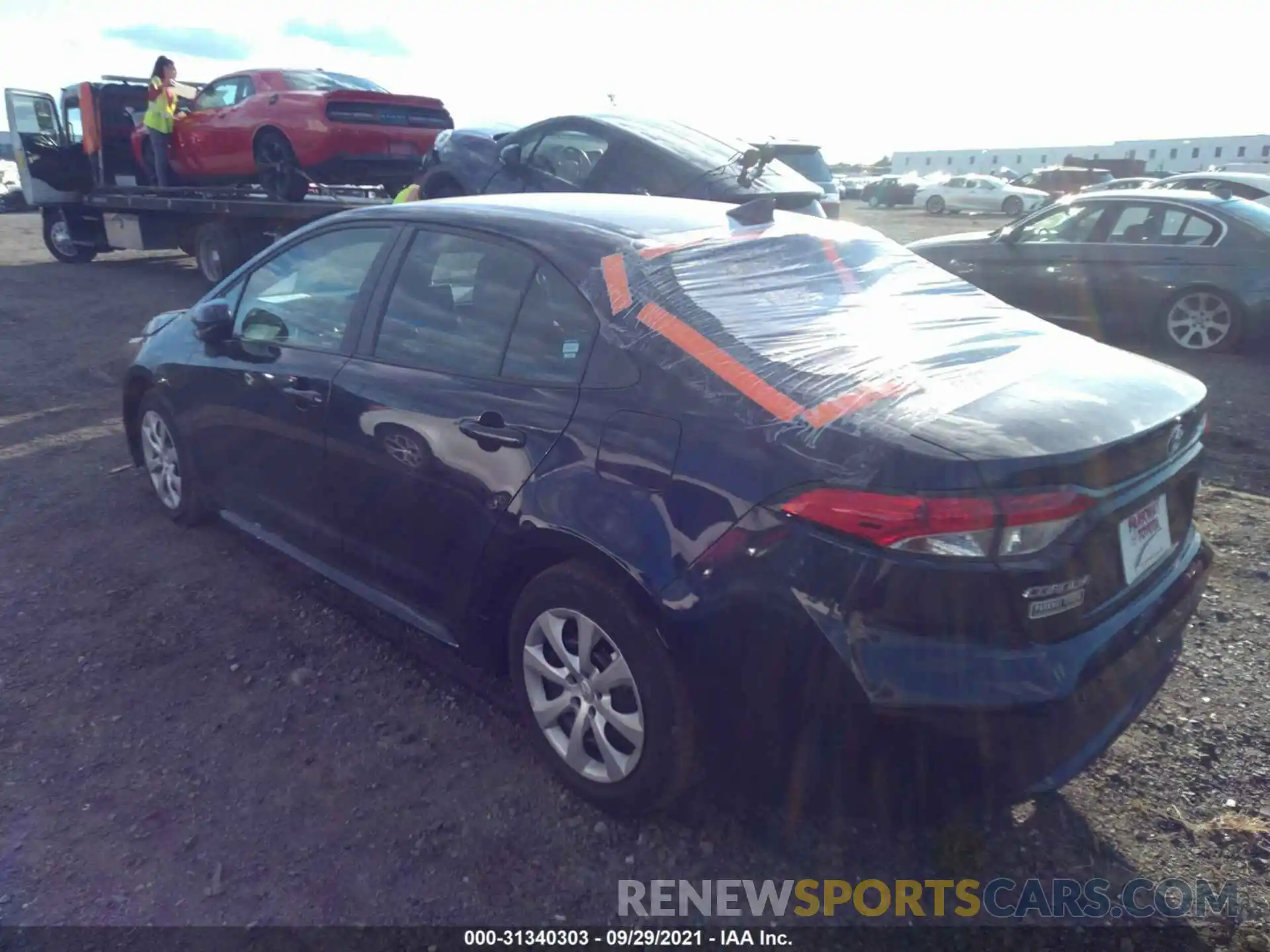 3 Photograph of a damaged car 5YFEPRAE3LP056430 TOYOTA COROLLA 2020