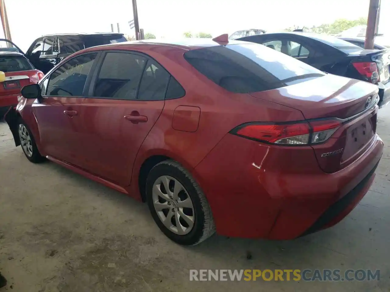 3 Photograph of a damaged car 5YFEPRAE3LP056444 TOYOTA COROLLA 2020