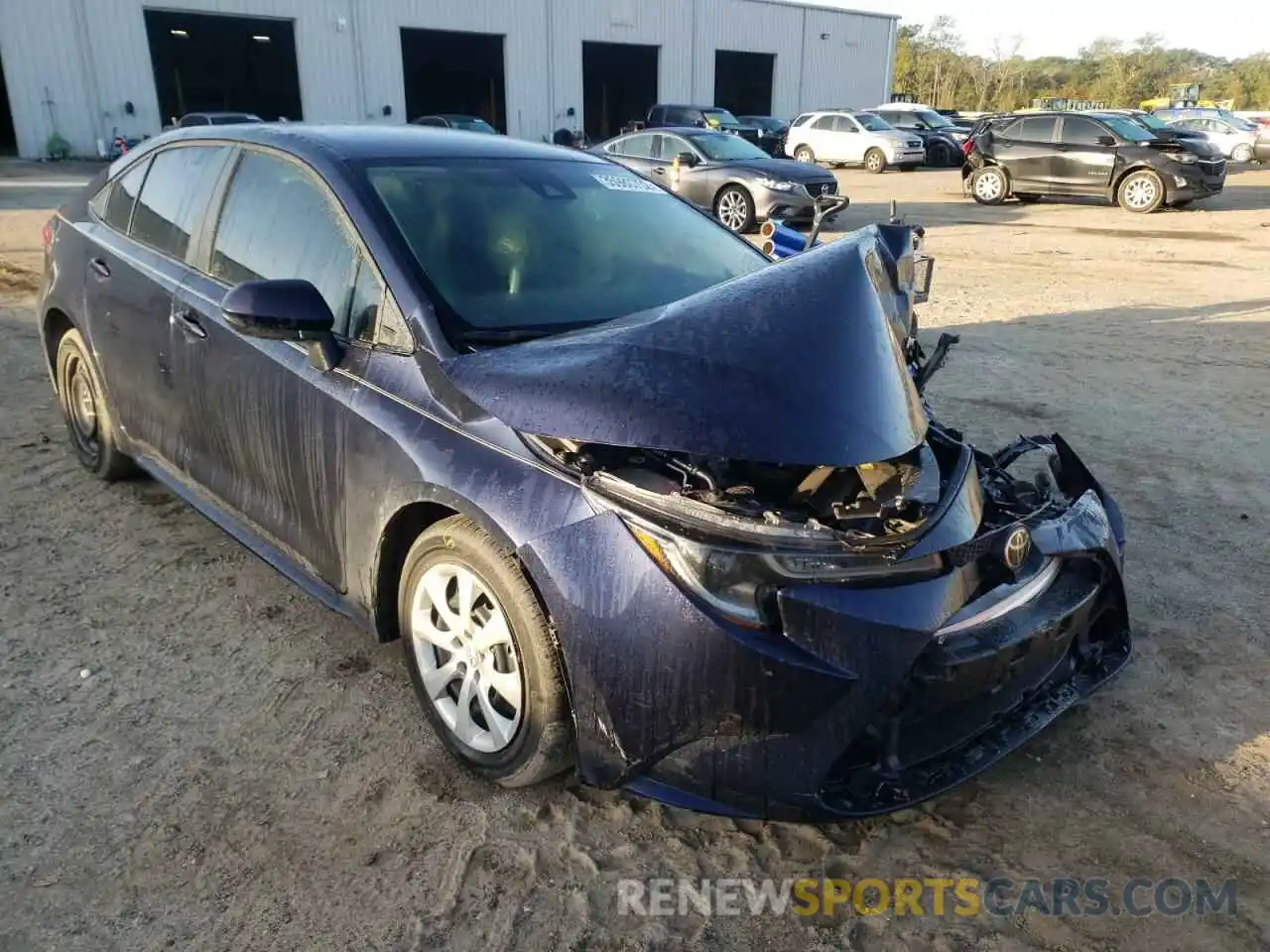 1 Photograph of a damaged car 5YFEPRAE3LP056623 TOYOTA COROLLA 2020