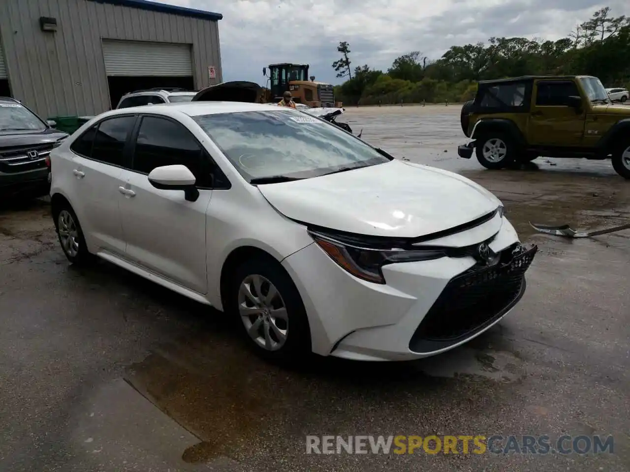 1 Photograph of a damaged car 5YFEPRAE3LP057206 TOYOTA COROLLA 2020