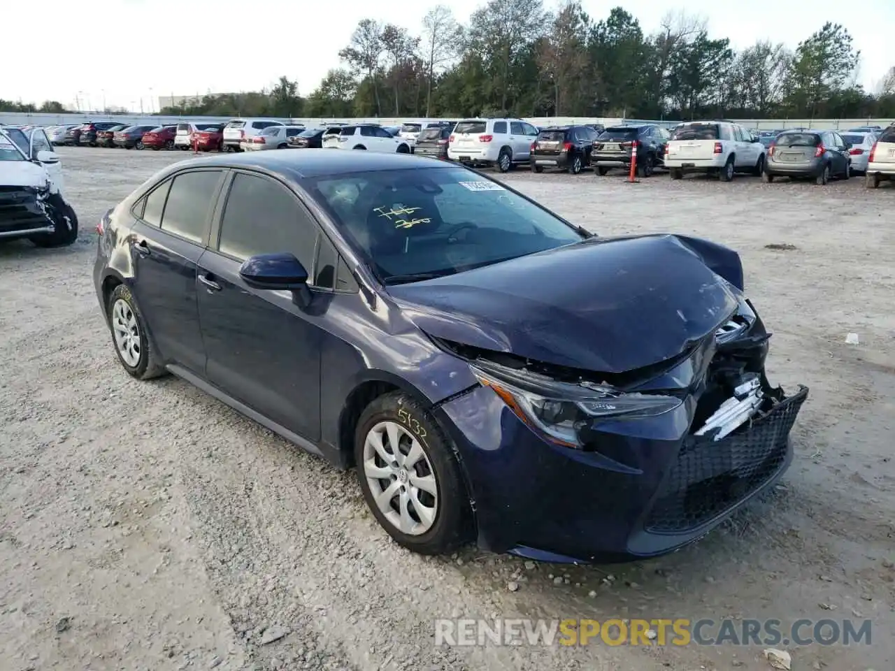 1 Photograph of a damaged car 5YFEPRAE3LP057528 TOYOTA COROLLA 2020