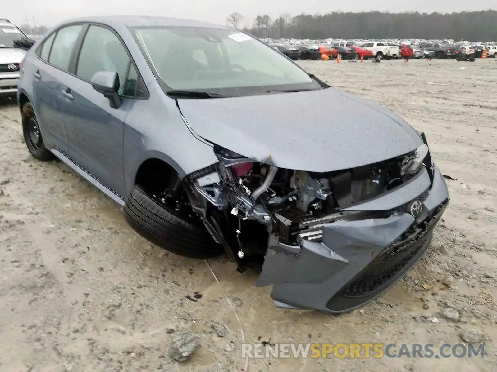 1 Photograph of a damaged car 5YFEPRAE3LP058310 TOYOTA COROLLA 2020