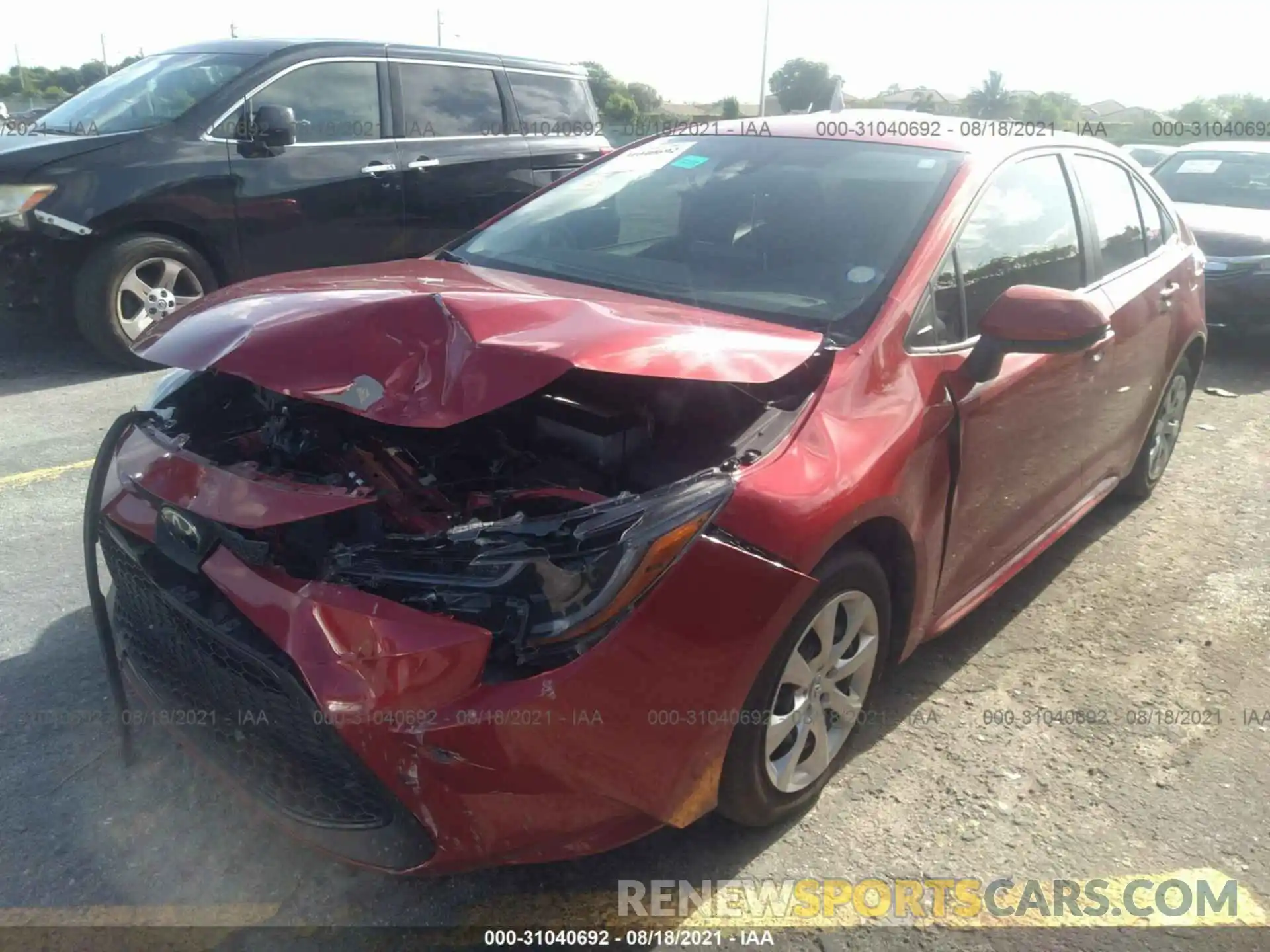 6 Photograph of a damaged car 5YFEPRAE3LP060221 TOYOTA COROLLA 2020