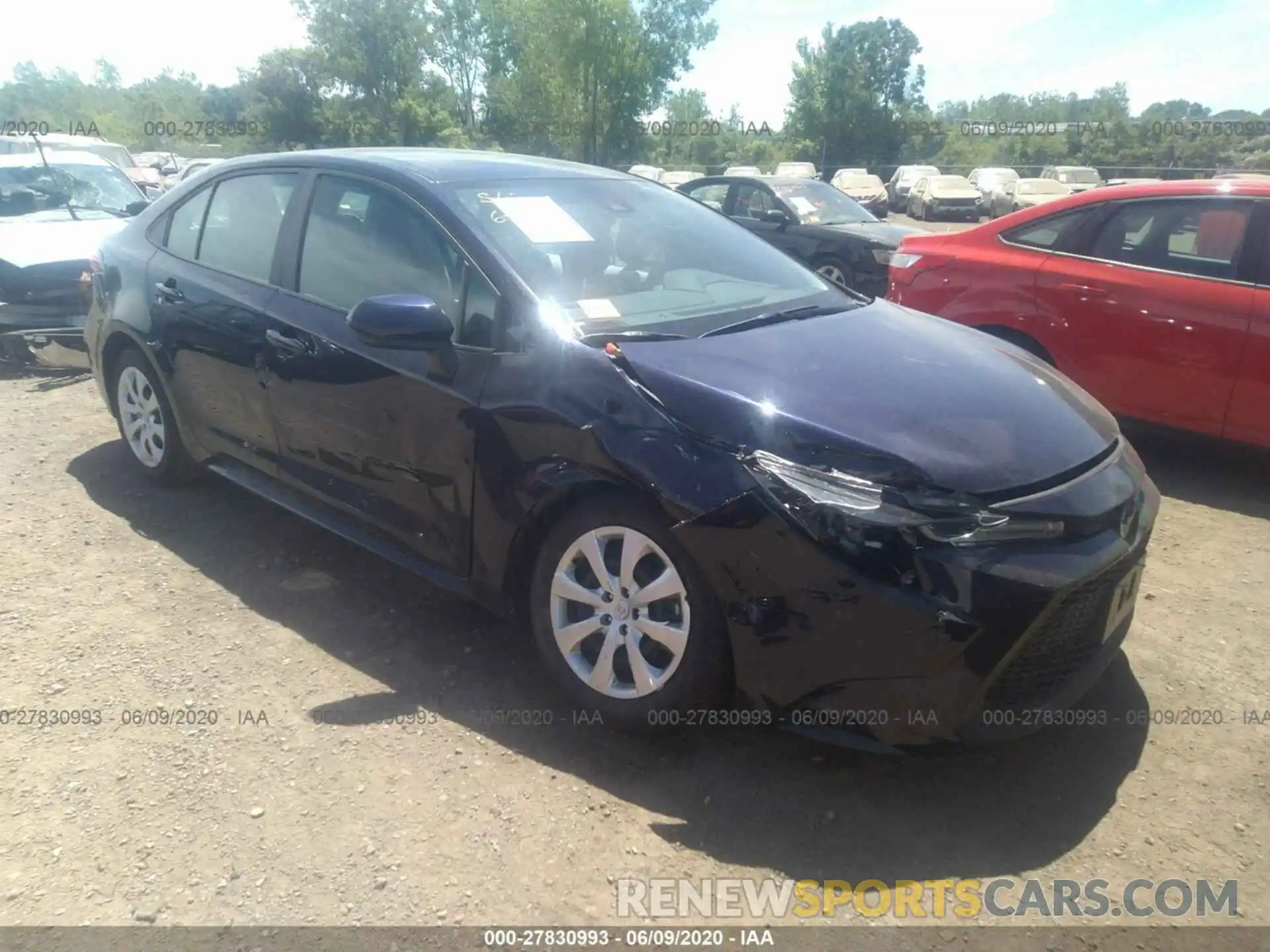 1 Photograph of a damaged car 5YFEPRAE3LP060526 TOYOTA COROLLA 2020