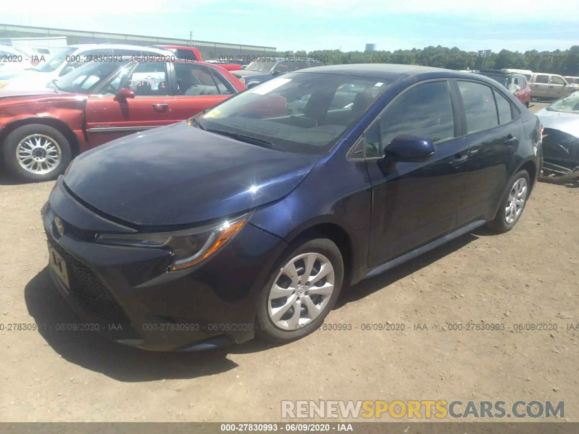 2 Photograph of a damaged car 5YFEPRAE3LP060526 TOYOTA COROLLA 2020