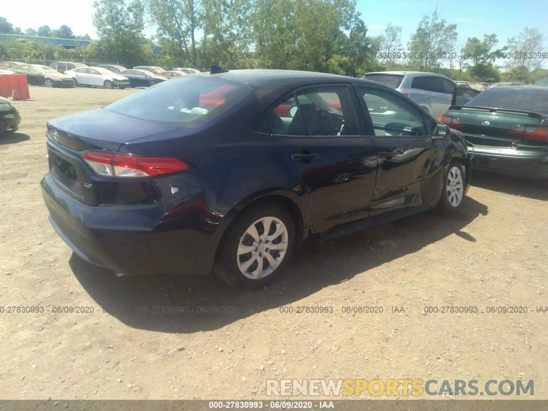 4 Photograph of a damaged car 5YFEPRAE3LP060526 TOYOTA COROLLA 2020