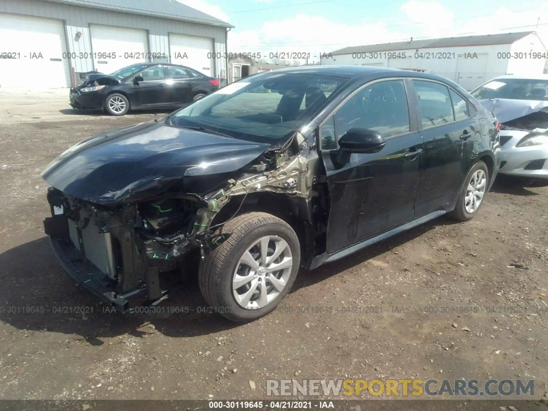 2 Photograph of a damaged car 5YFEPRAE3LP060994 TOYOTA COROLLA 2020