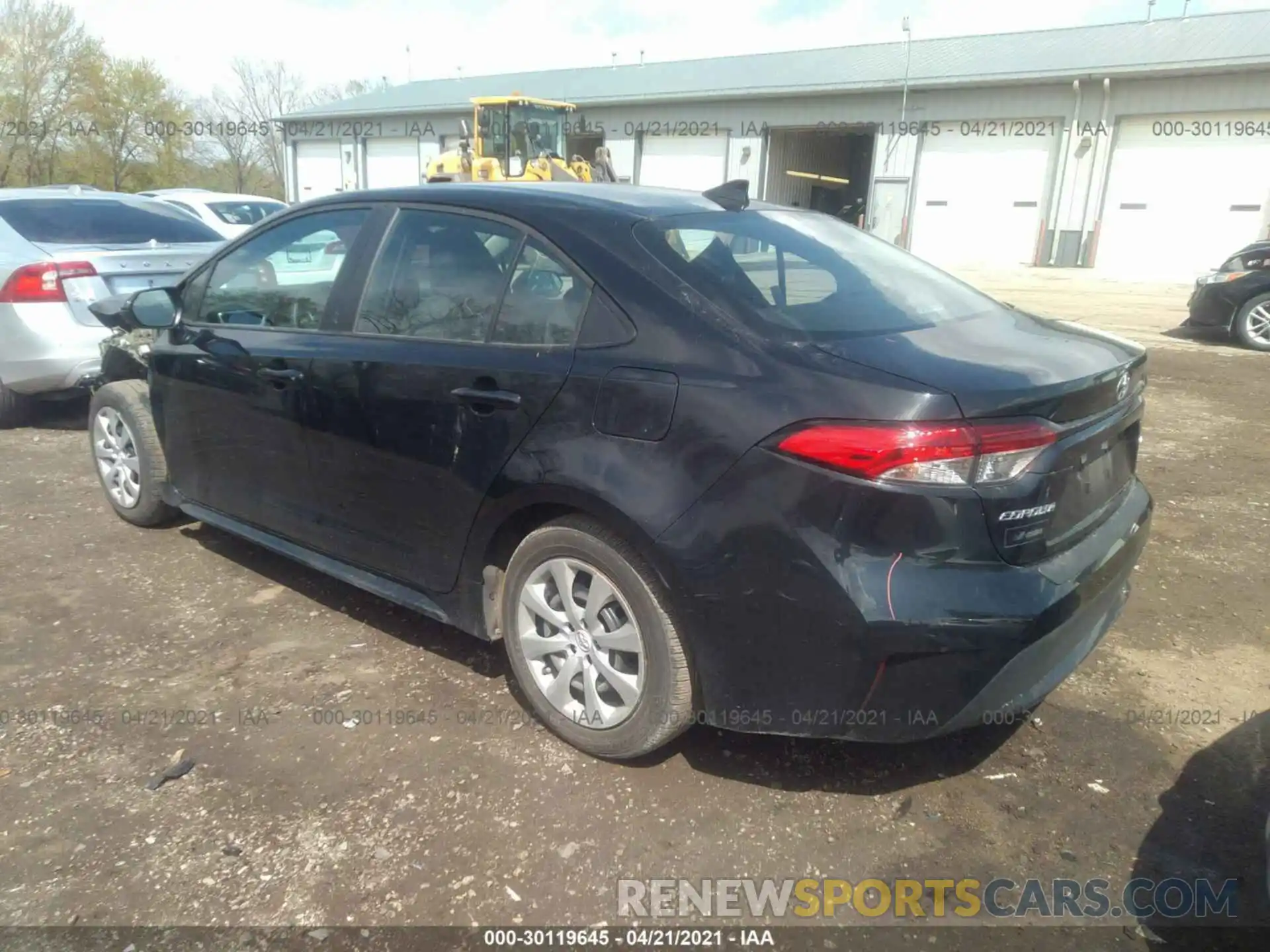 3 Photograph of a damaged car 5YFEPRAE3LP060994 TOYOTA COROLLA 2020