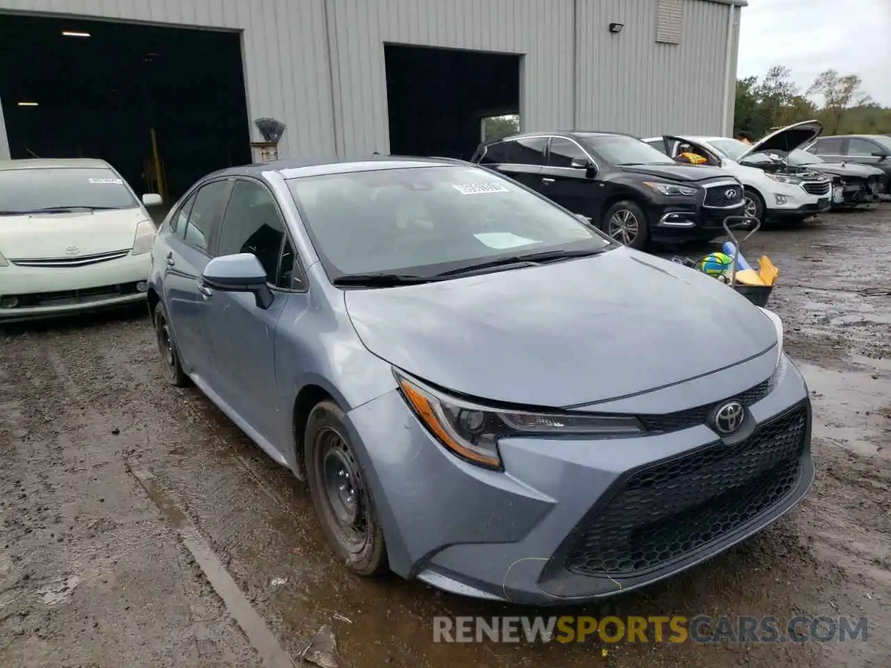 1 Photograph of a damaged car 5YFEPRAE3LP061093 TOYOTA COROLLA 2020