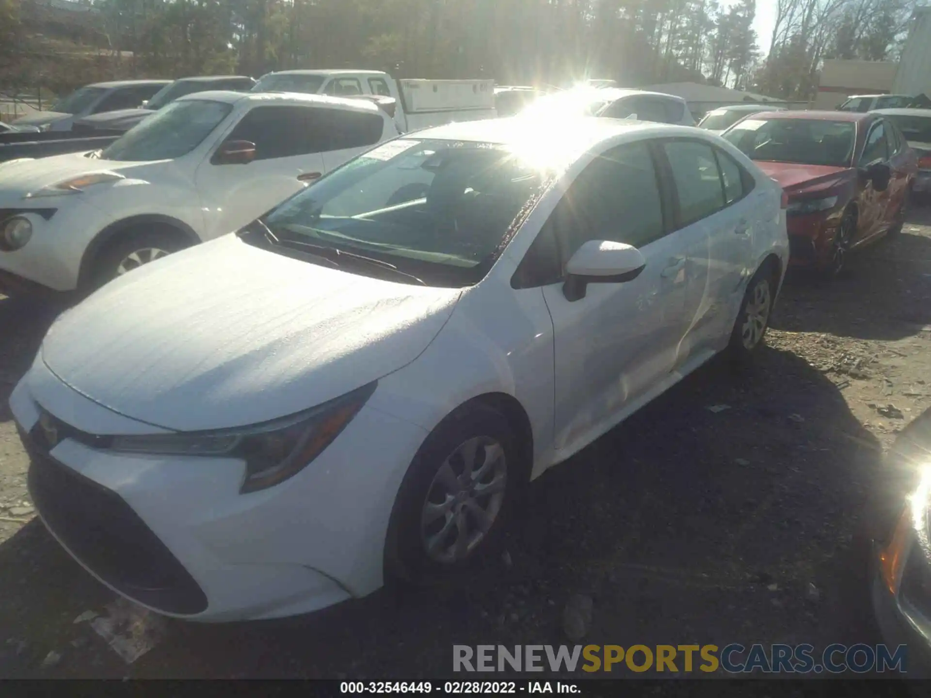 2 Photograph of a damaged car 5YFEPRAE3LP062048 TOYOTA COROLLA 2020