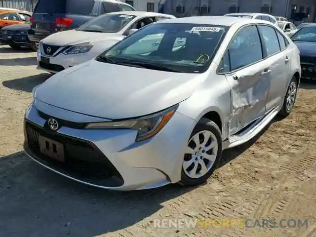 2 Photograph of a damaged car 5YFEPRAE3LP062907 TOYOTA COROLLA 2020