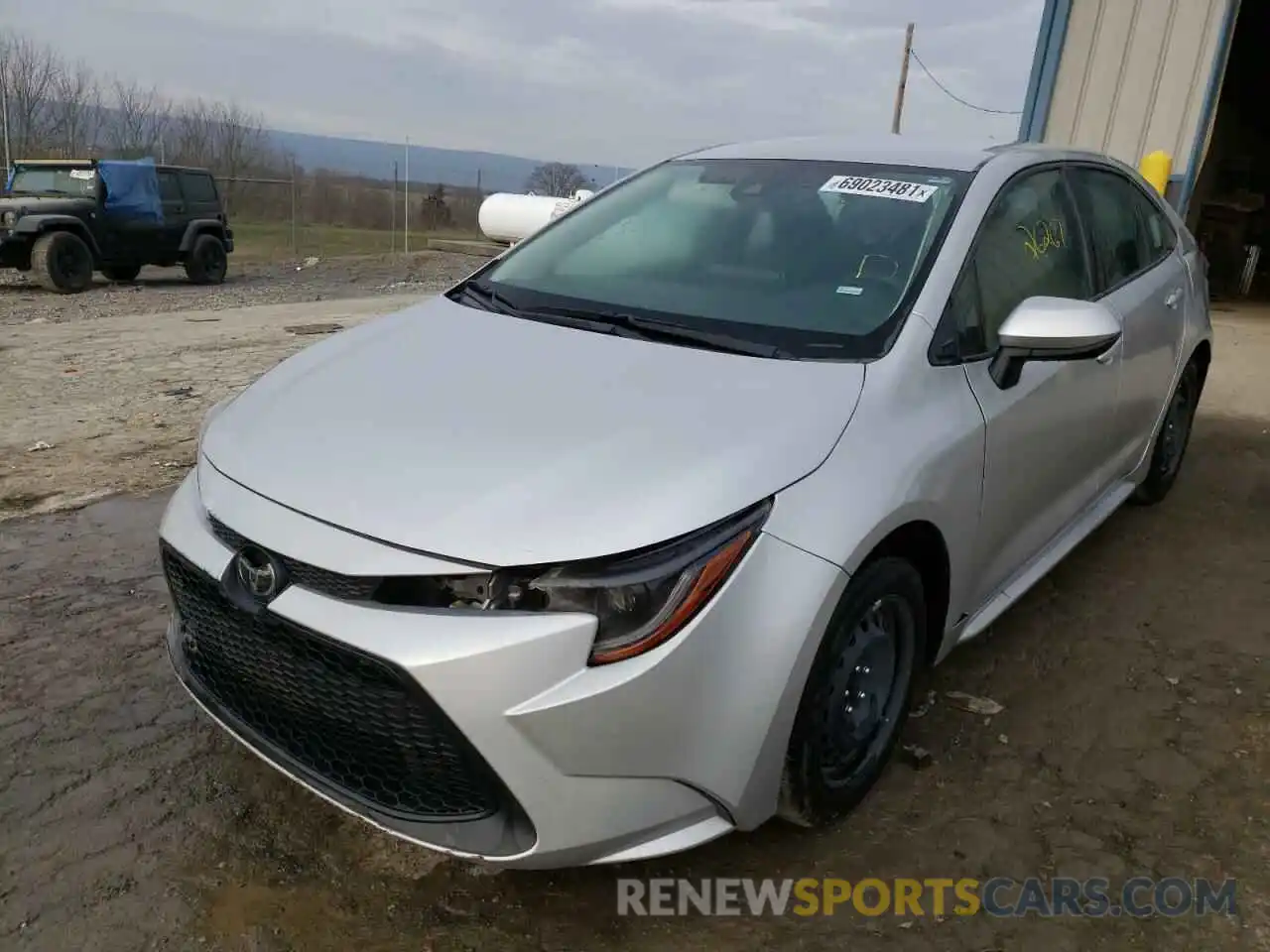 2 Photograph of a damaged car 5YFEPRAE3LP062924 TOYOTA COROLLA 2020