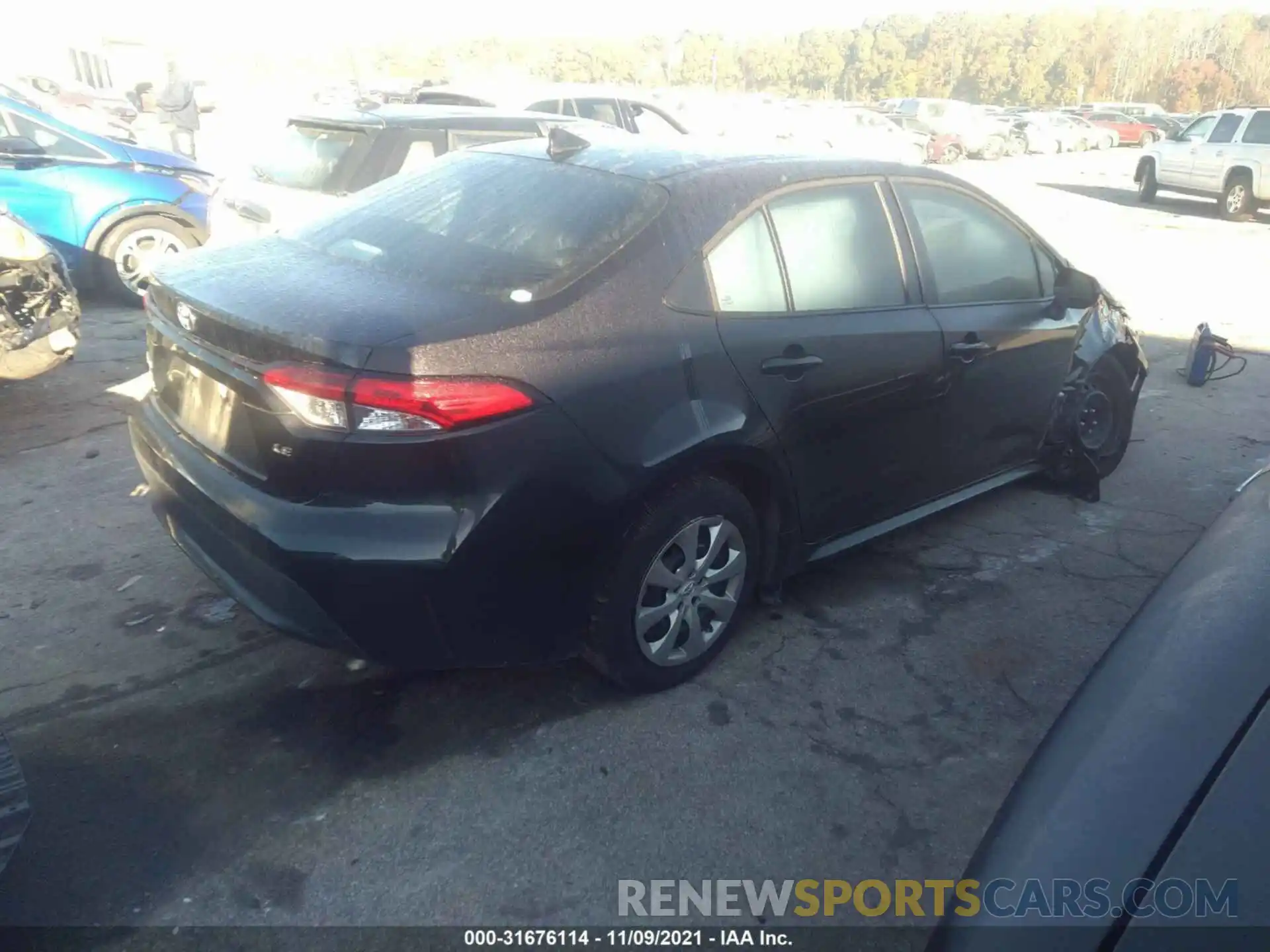 4 Photograph of a damaged car 5YFEPRAE3LP063281 TOYOTA COROLLA 2020