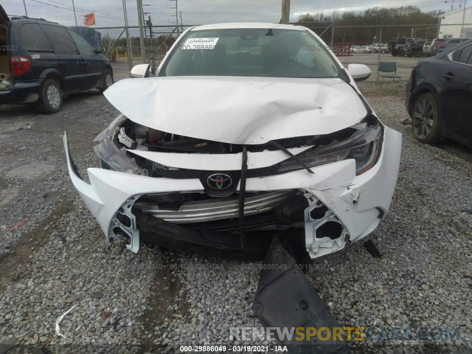 6 Photograph of a damaged car 5YFEPRAE3LP063300 TOYOTA COROLLA 2020