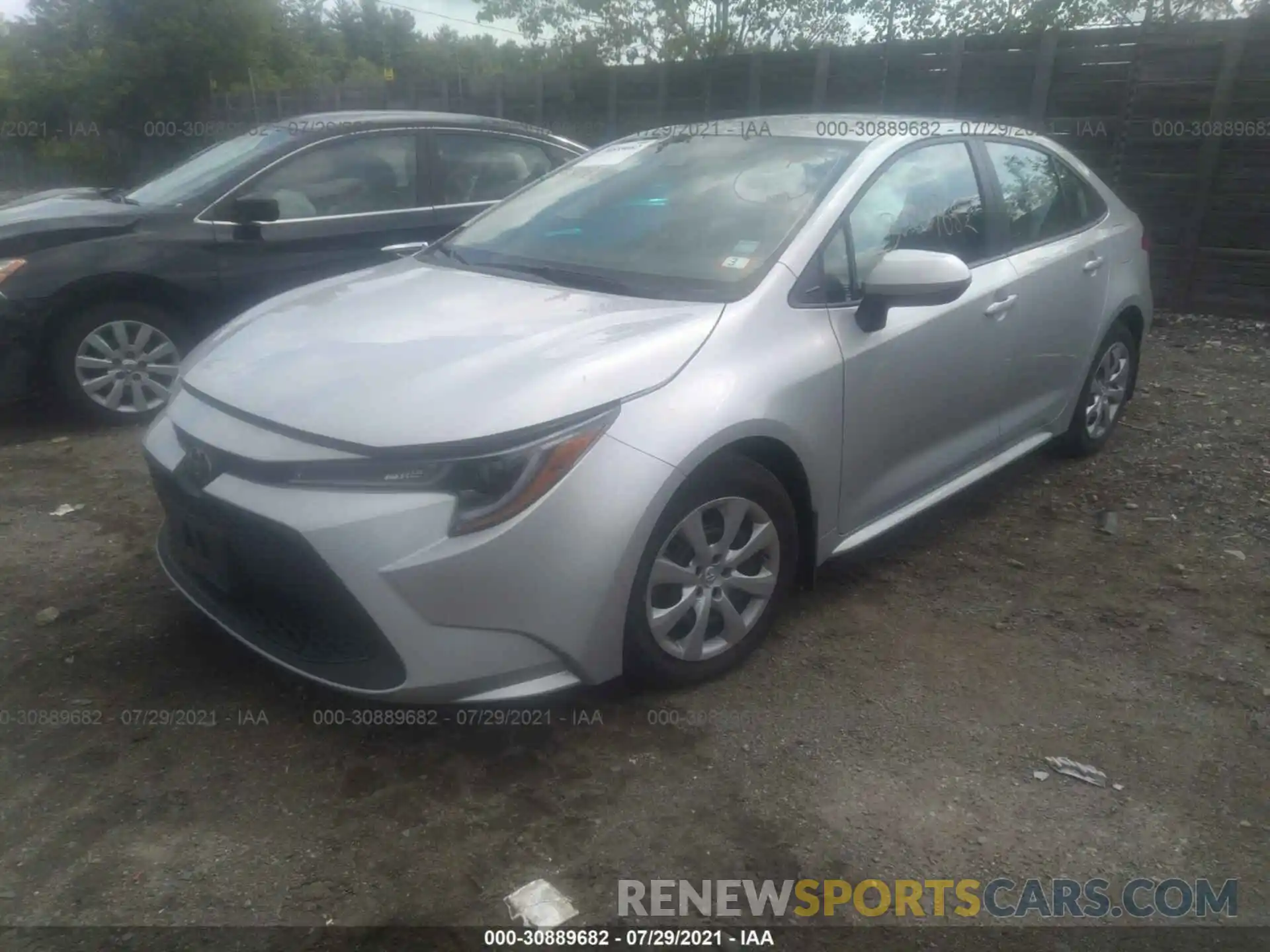 2 Photograph of a damaged car 5YFEPRAE3LP063863 TOYOTA COROLLA 2020