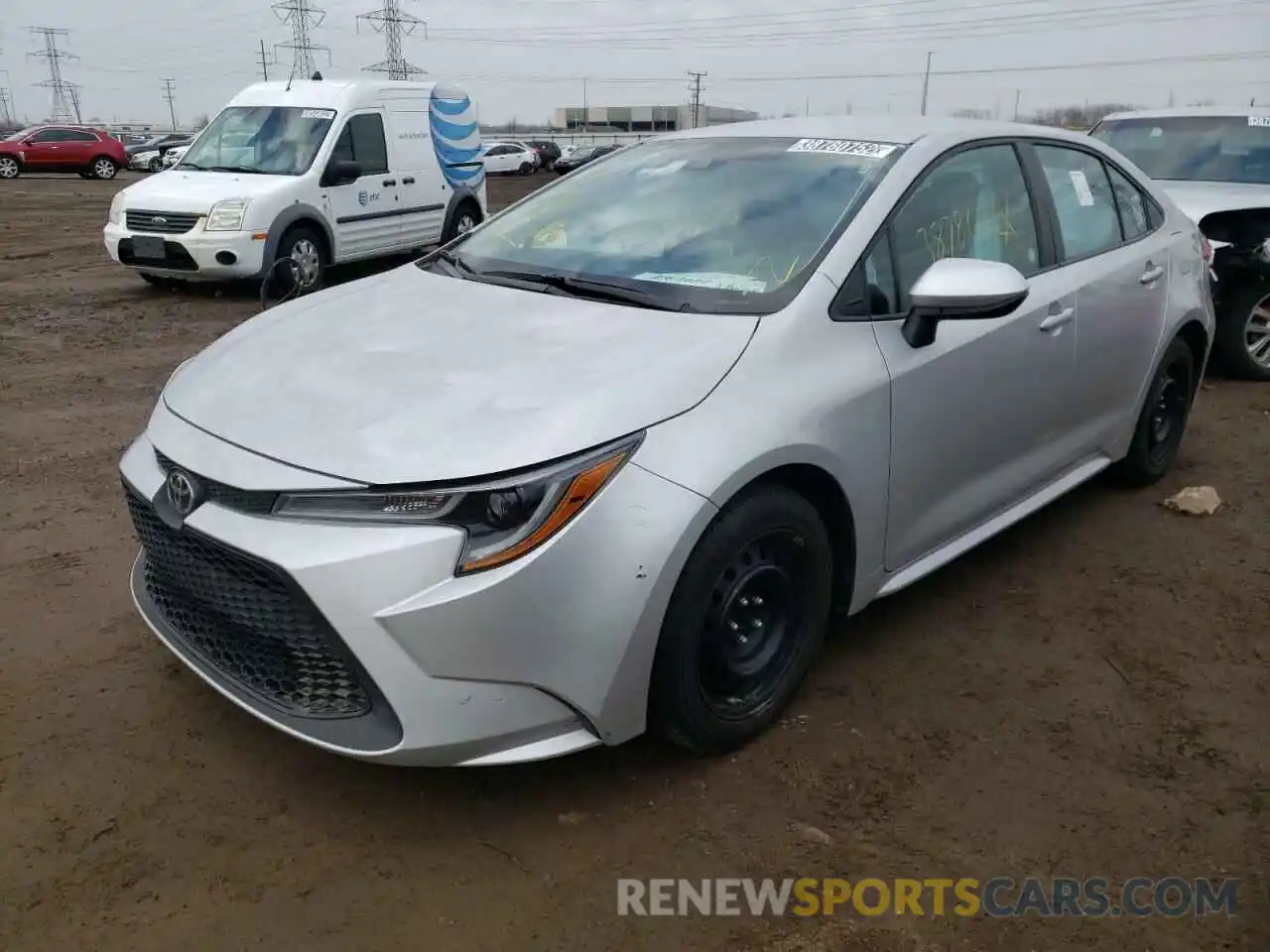 2 Photograph of a damaged car 5YFEPRAE3LP064155 TOYOTA COROLLA 2020