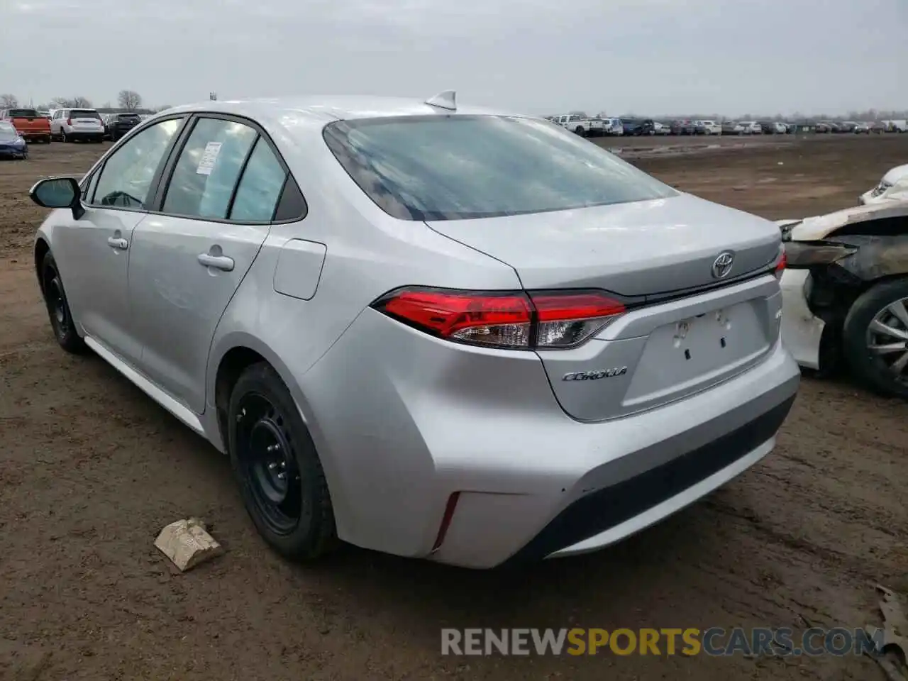 3 Photograph of a damaged car 5YFEPRAE3LP064155 TOYOTA COROLLA 2020