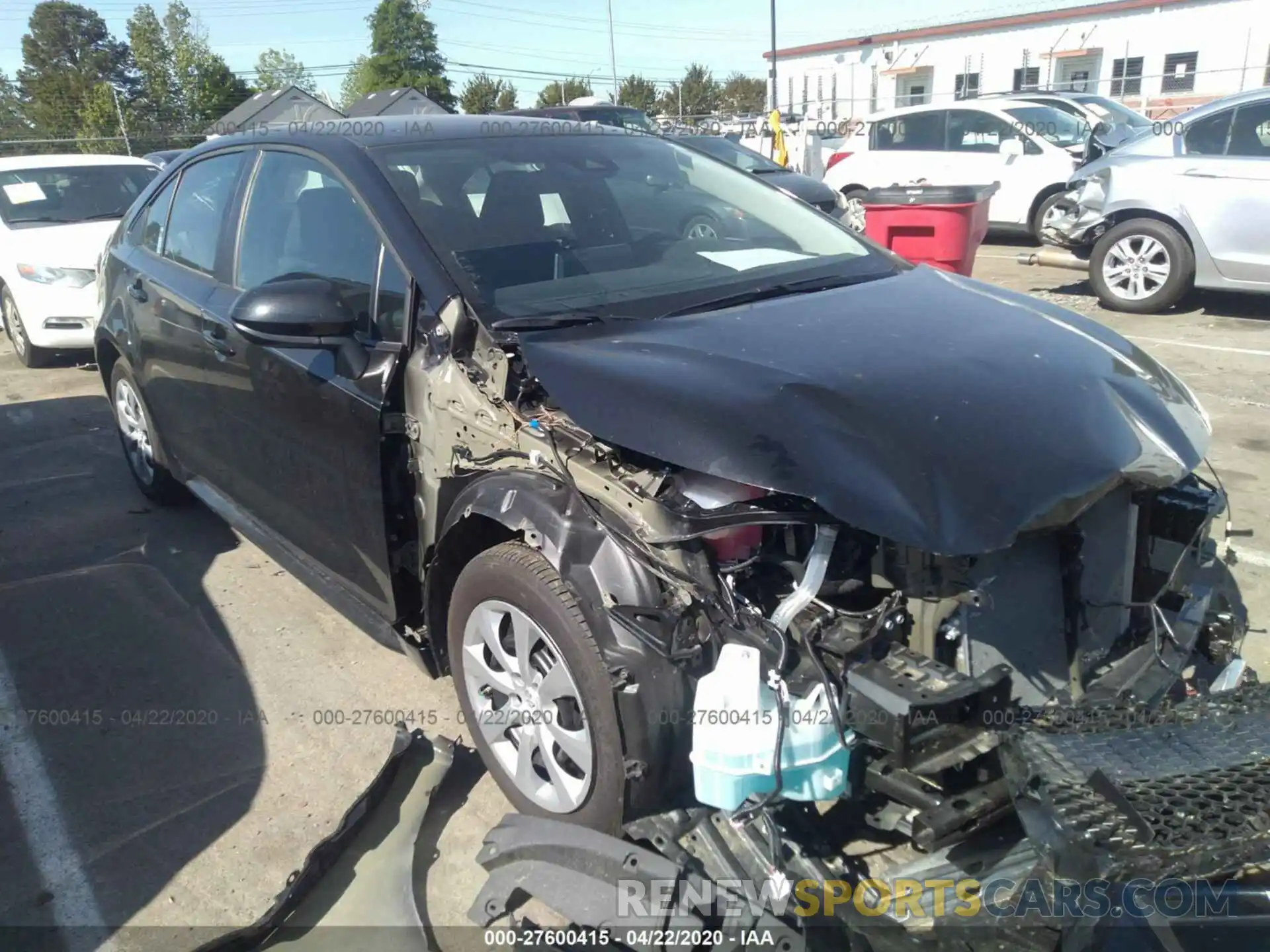 1 Photograph of a damaged car 5YFEPRAE3LP064284 TOYOTA COROLLA 2020