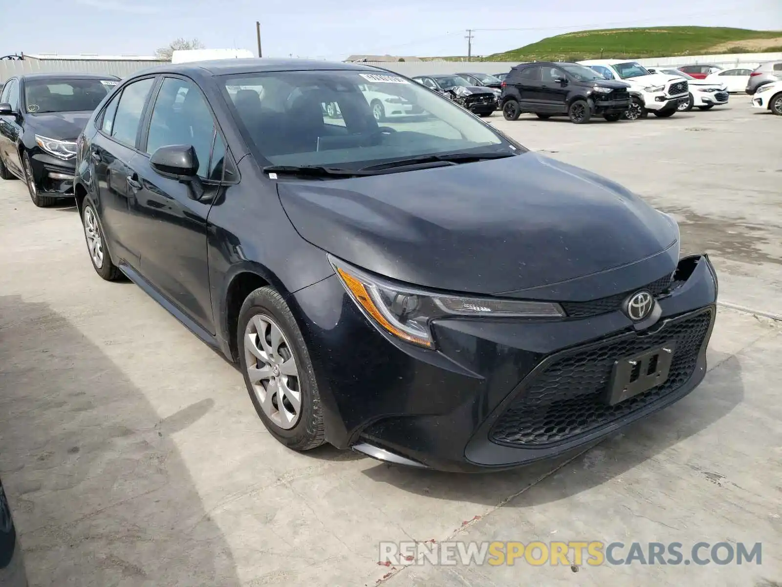 1 Photograph of a damaged car 5YFEPRAE3LP064589 TOYOTA COROLLA 2020