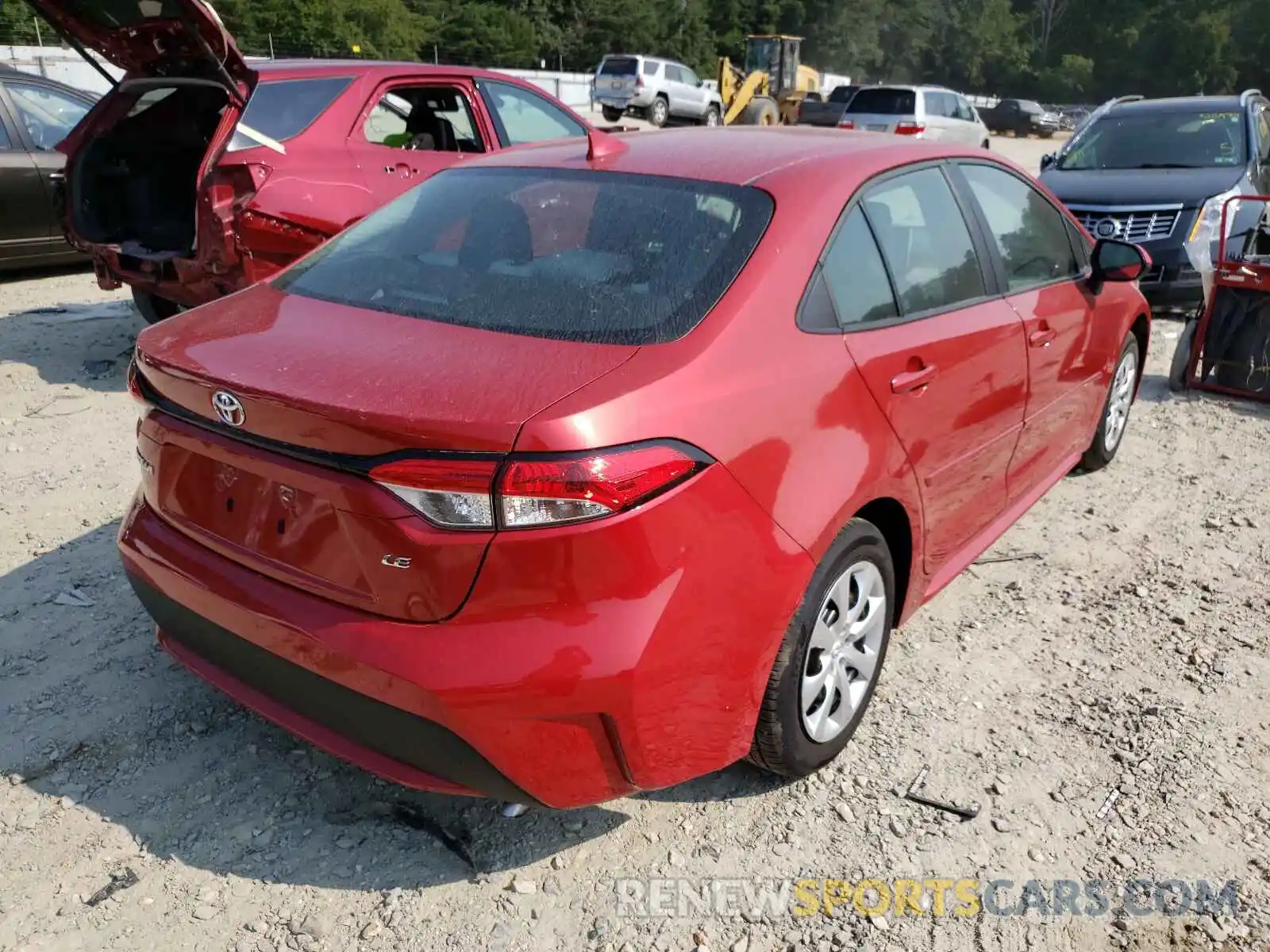 4 Photograph of a damaged car 5YFEPRAE3LP067217 TOYOTA COROLLA 2020