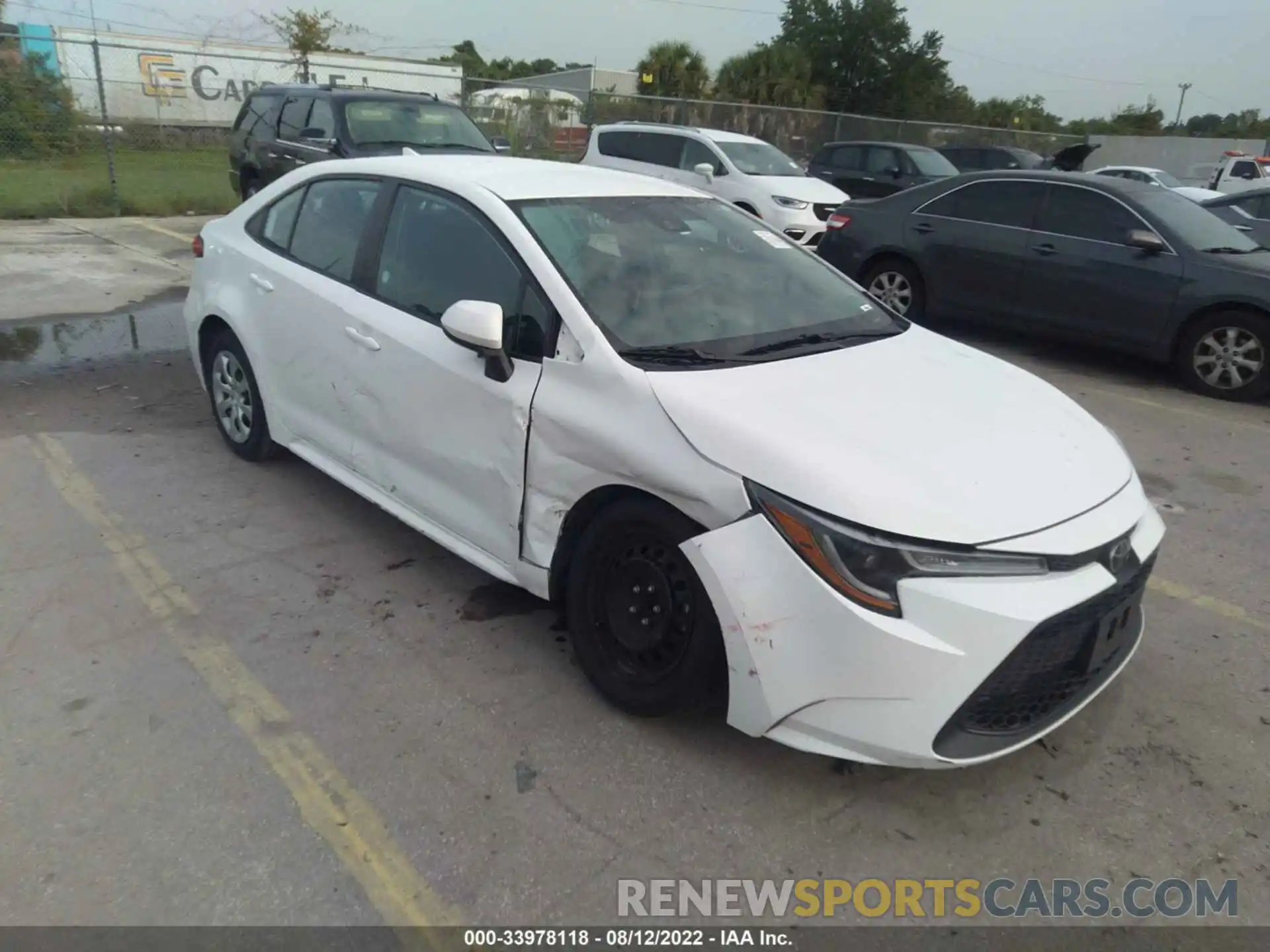 1 Photograph of a damaged car 5YFEPRAE3LP067556 TOYOTA COROLLA 2020