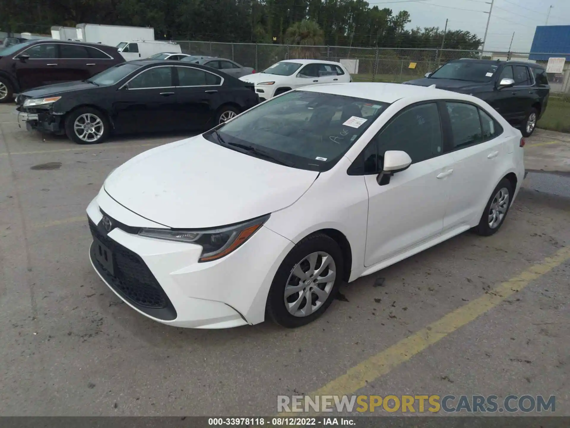 2 Photograph of a damaged car 5YFEPRAE3LP067556 TOYOTA COROLLA 2020