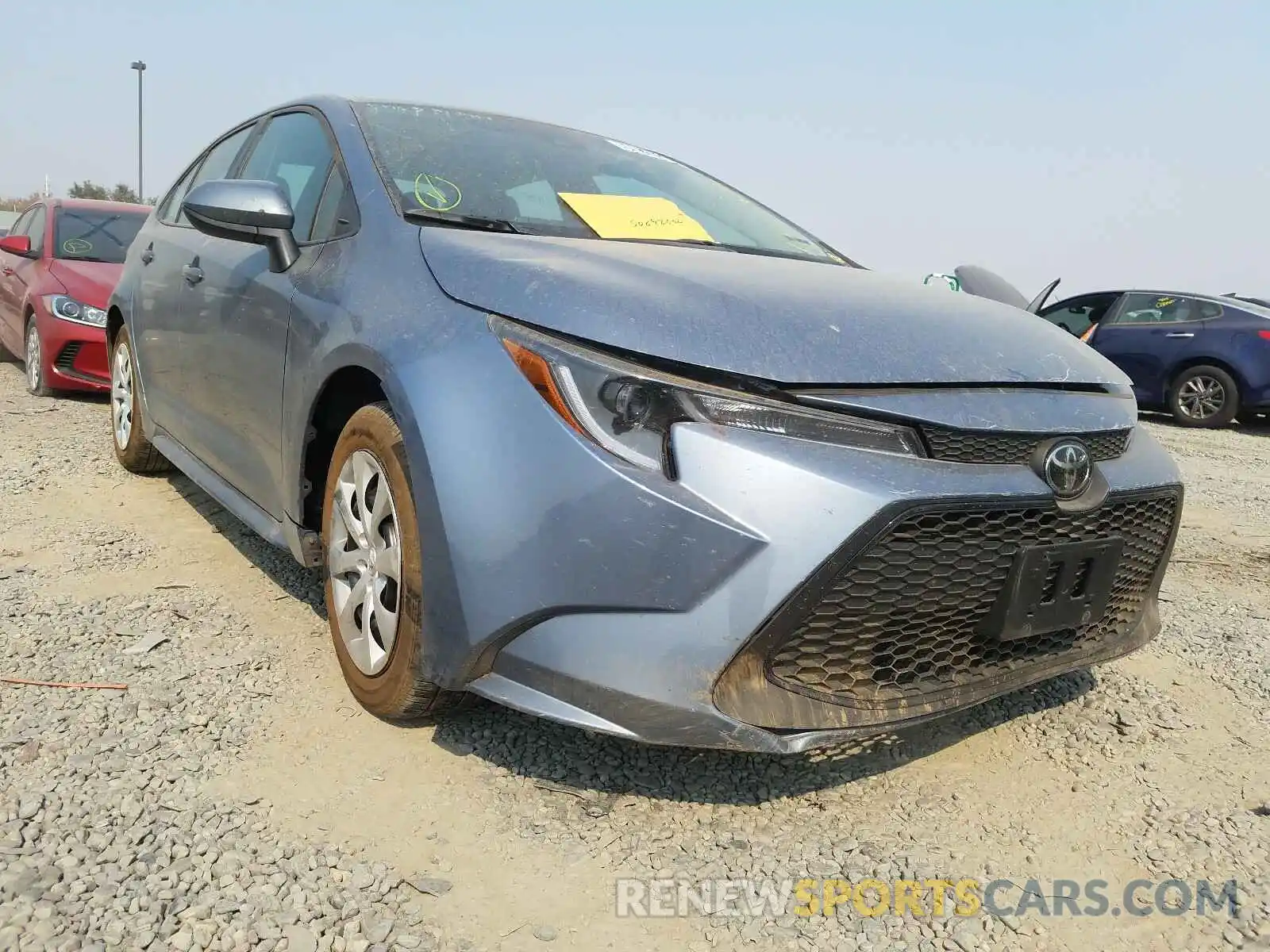 1 Photograph of a damaged car 5YFEPRAE3LP068156 TOYOTA COROLLA 2020