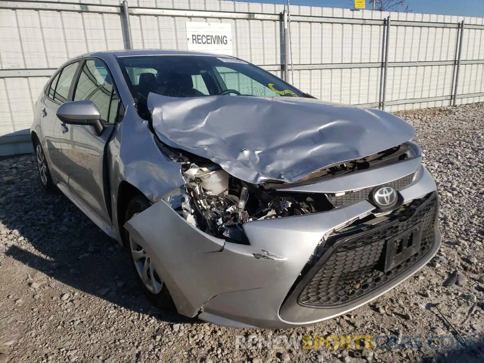 1 Photograph of a damaged car 5YFEPRAE3LP068383 TOYOTA COROLLA 2020