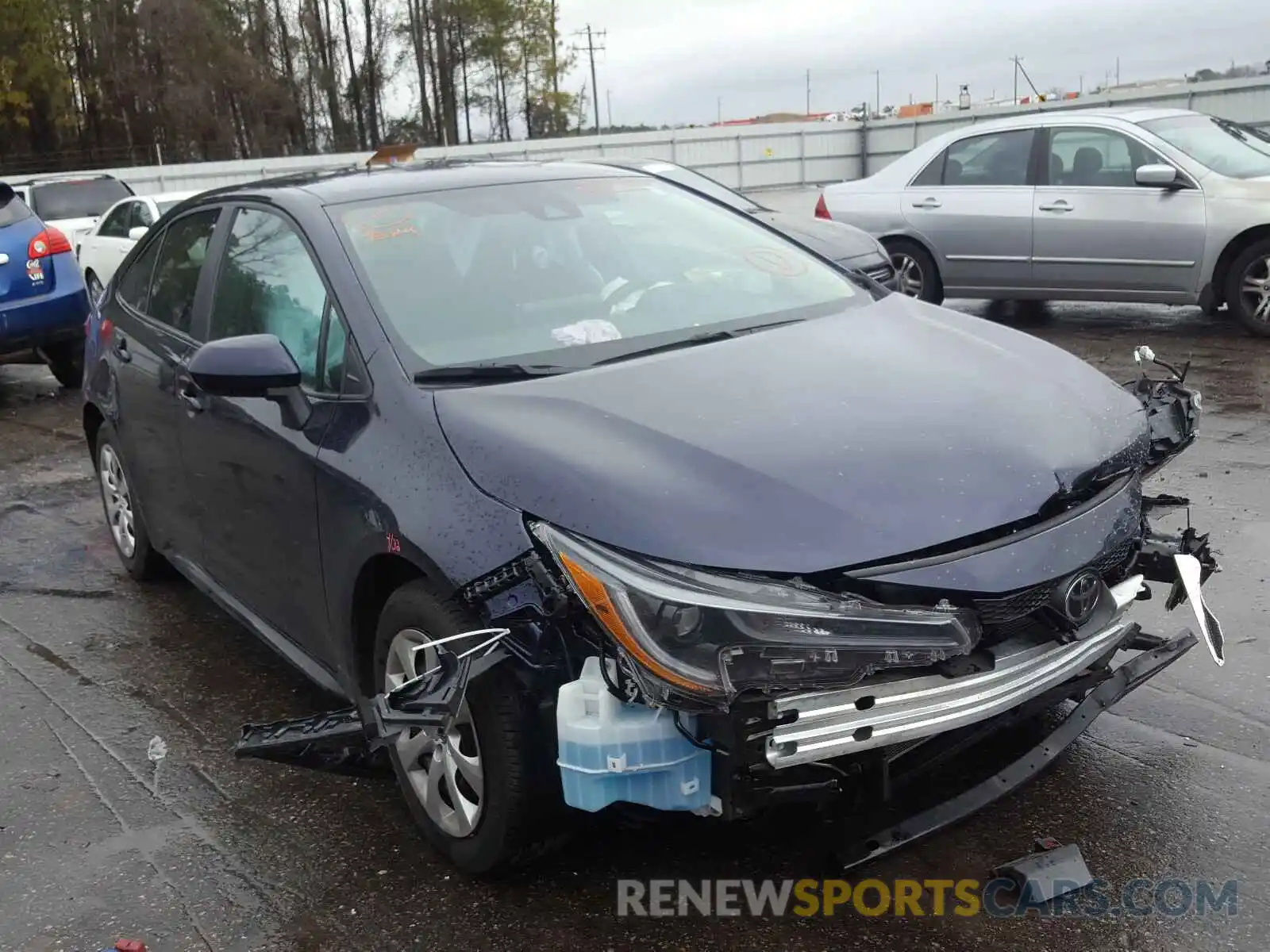 1 Photograph of a damaged car 5YFEPRAE3LP068593 TOYOTA COROLLA 2020