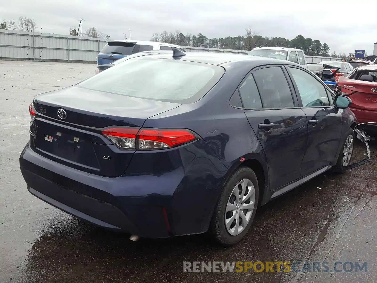 4 Photograph of a damaged car 5YFEPRAE3LP068593 TOYOTA COROLLA 2020