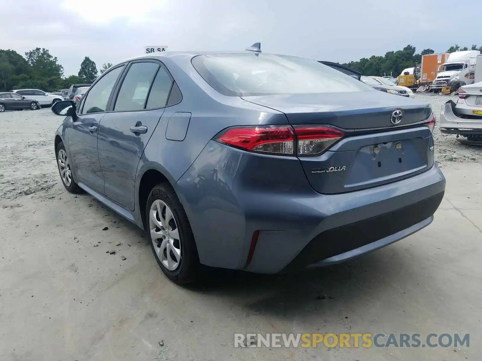 3 Photograph of a damaged car 5YFEPRAE3LP068870 TOYOTA COROLLA 2020