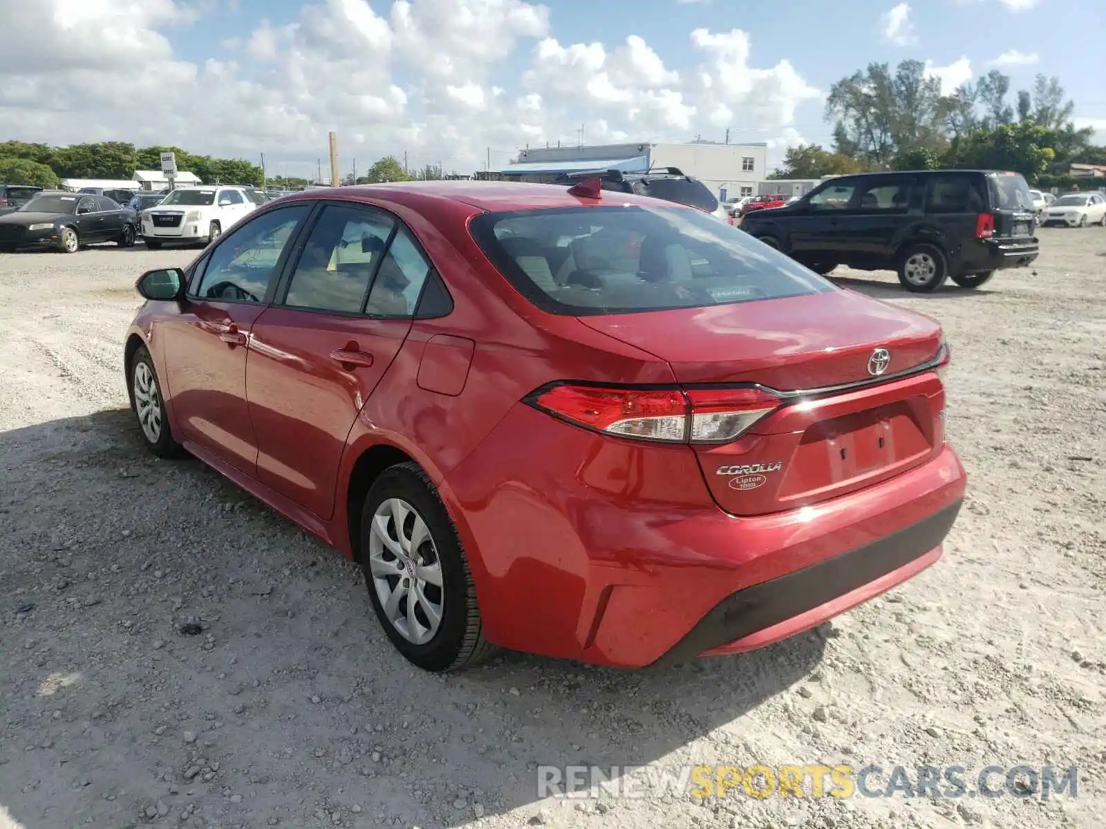 3 Photograph of a damaged car 5YFEPRAE3LP069078 TOYOTA COROLLA 2020