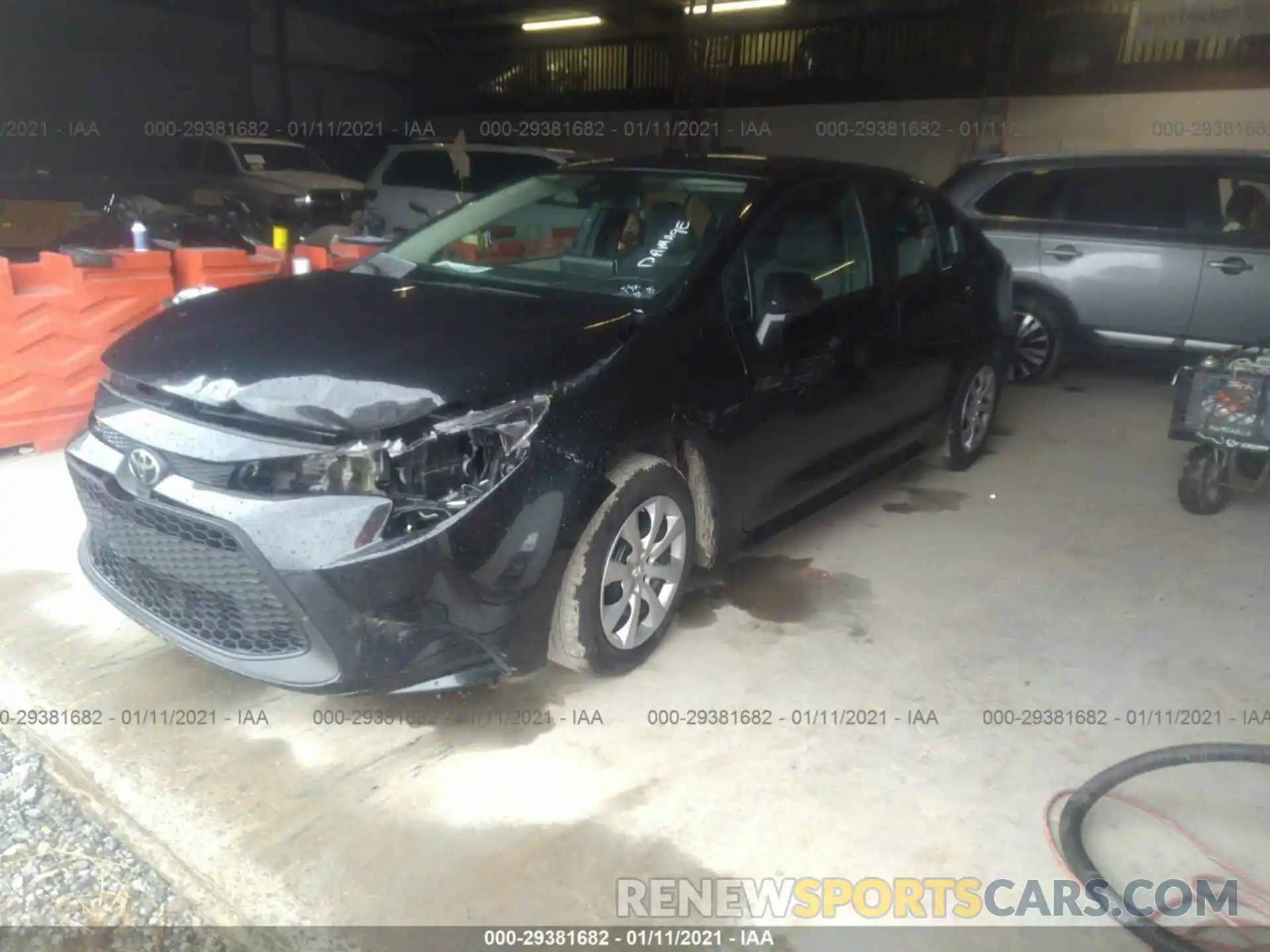 2 Photograph of a damaged car 5YFEPRAE3LP069565 TOYOTA COROLLA 2020