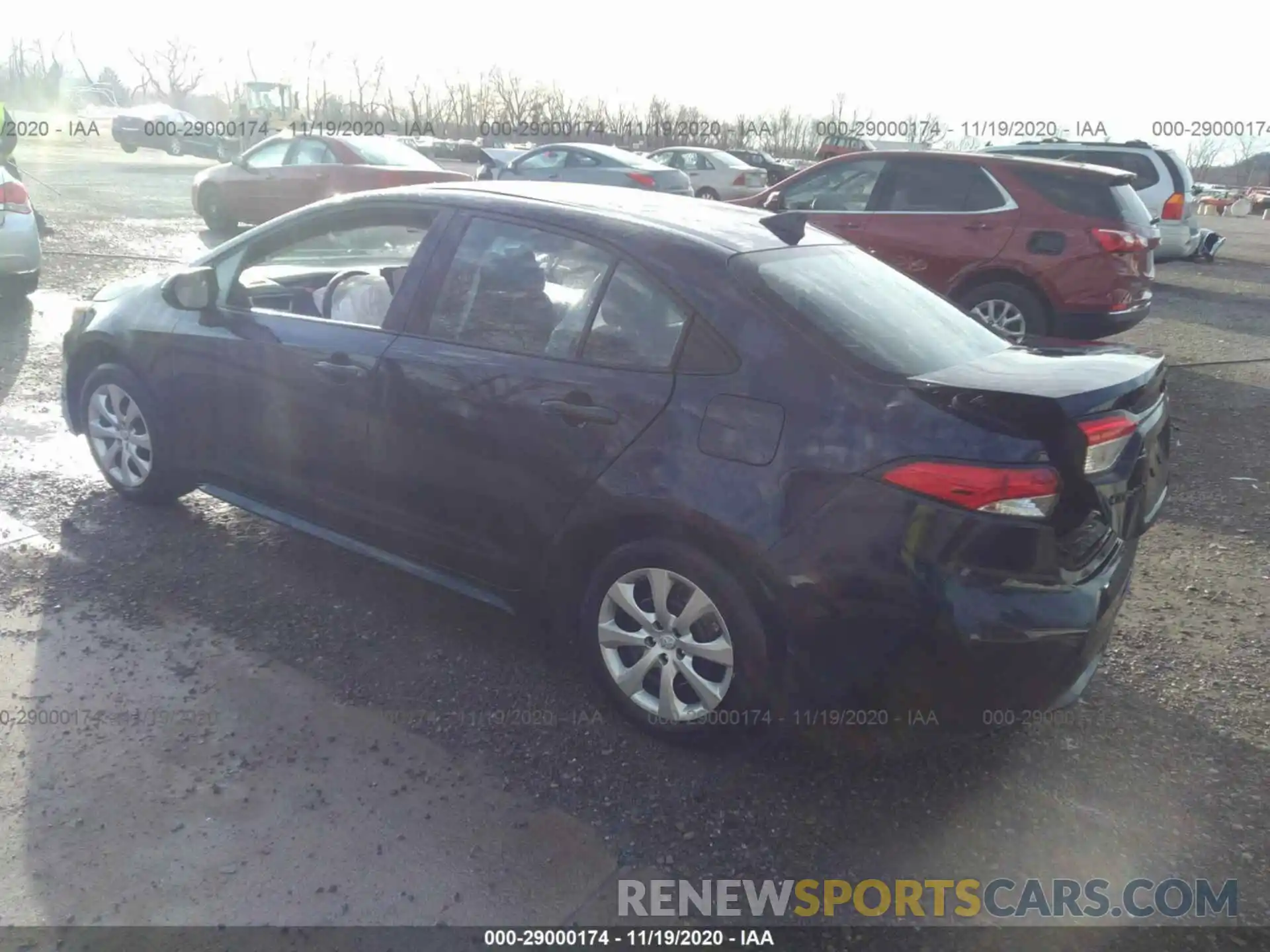 3 Photograph of a damaged car 5YFEPRAE3LP070120 TOYOTA COROLLA 2020