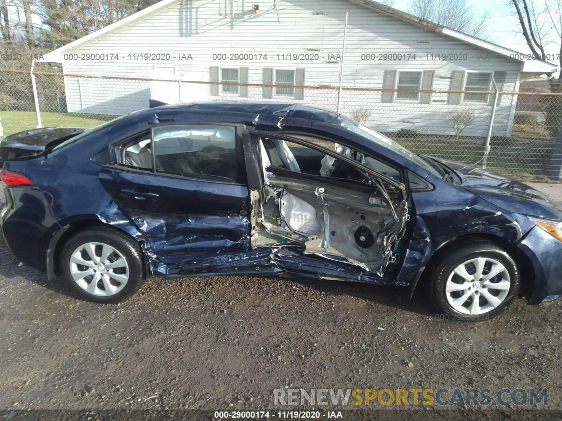 6 Photograph of a damaged car 5YFEPRAE3LP070120 TOYOTA COROLLA 2020