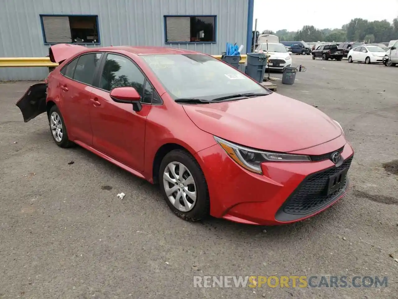 1 Photograph of a damaged car 5YFEPRAE3LP070635 TOYOTA COROLLA 2020